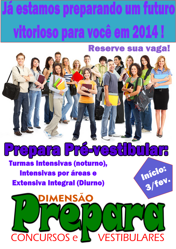 Lançado programa PREPARA Pré-vestibular 2014.1
