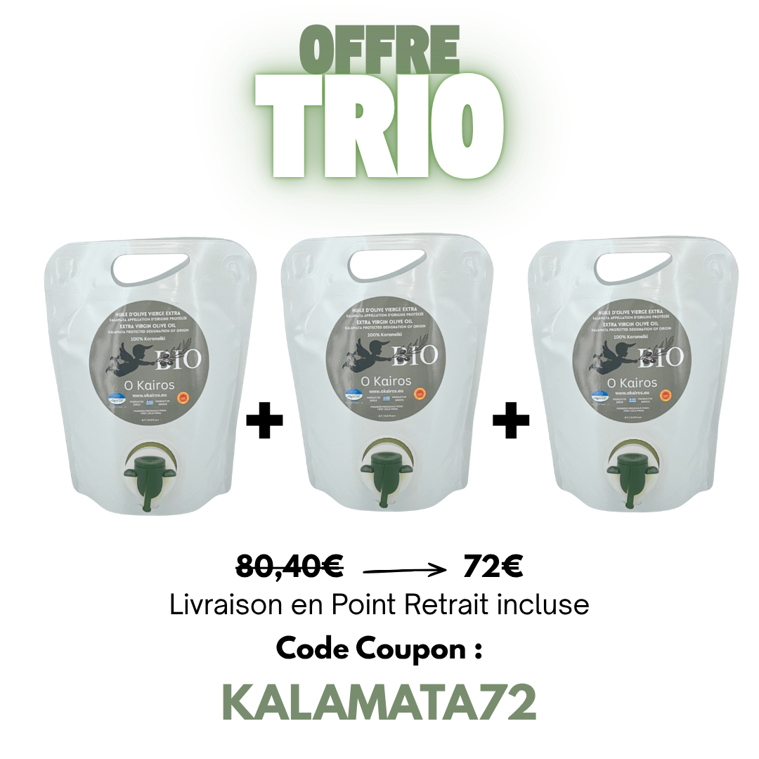 Trio Kalamata AOP Bio