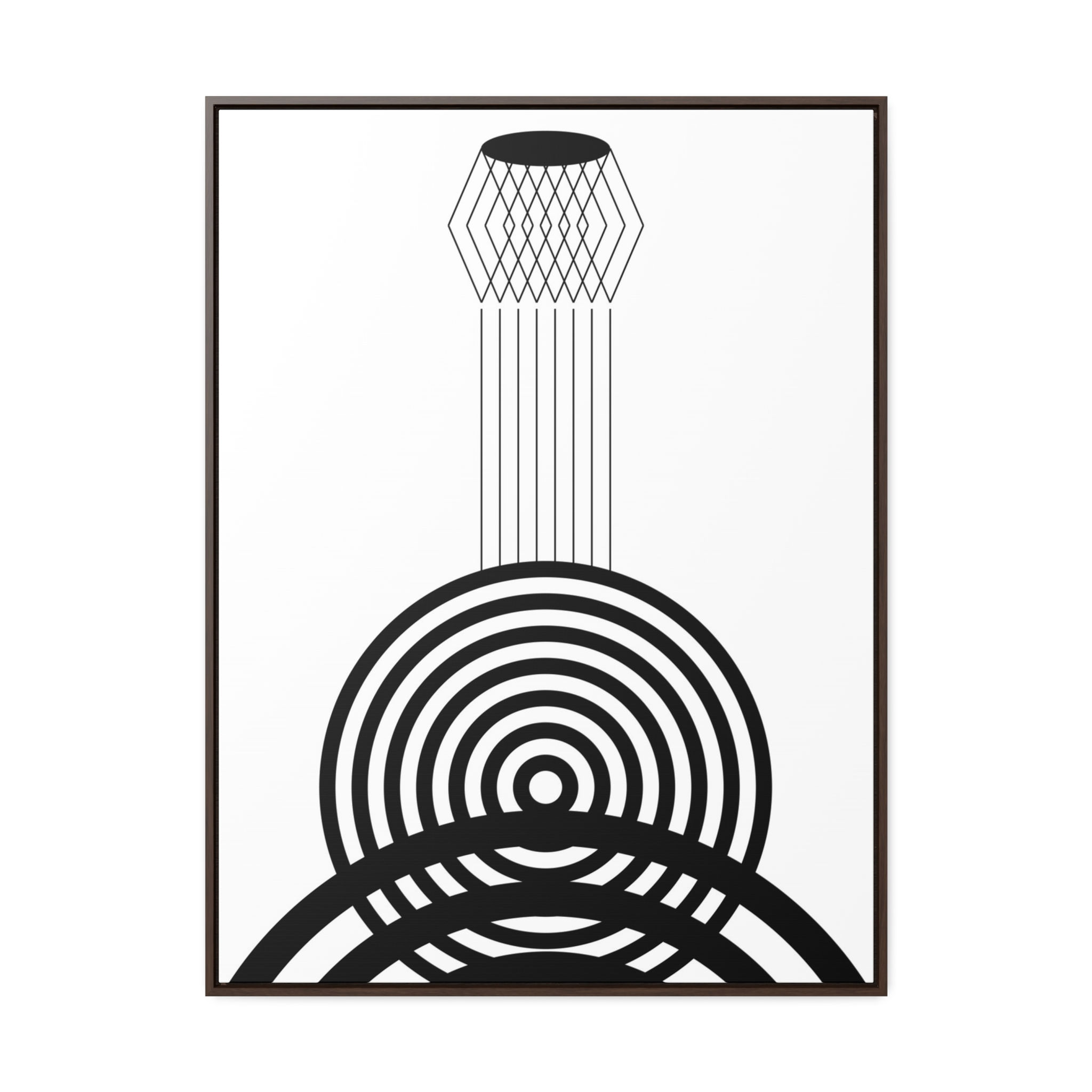 Abstract Sports Graphics - Basketball 30 x 40