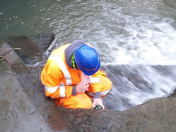 River water sampling
