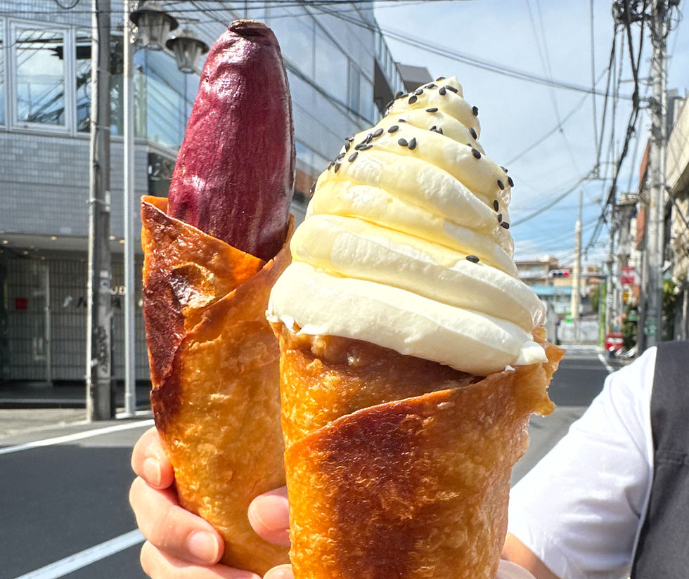 ”ぱりぱり”クリーム焼き芋（ドリンクセットのみの提供です）