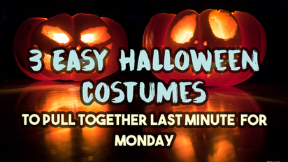 🎃🖤 3 Easy Halloween Costumes To Prepare Last Minute