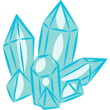 blue healing crystals