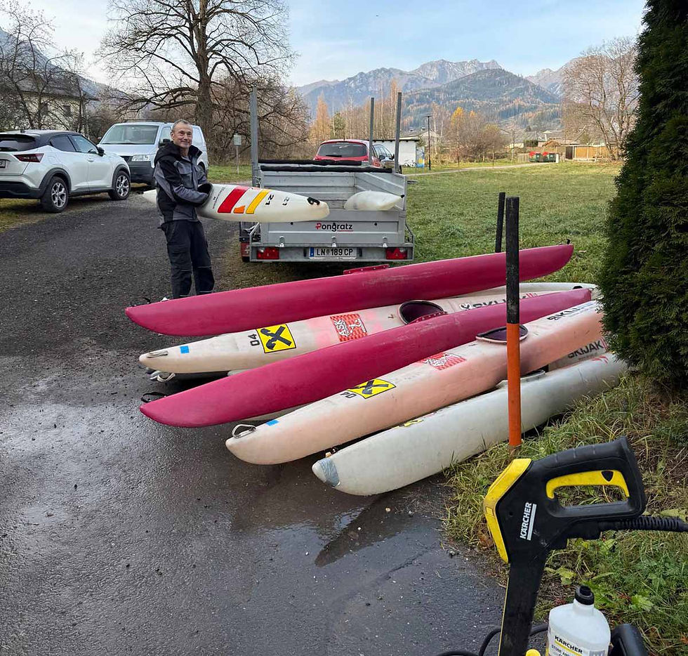 Saisonschluss mit Einwintern