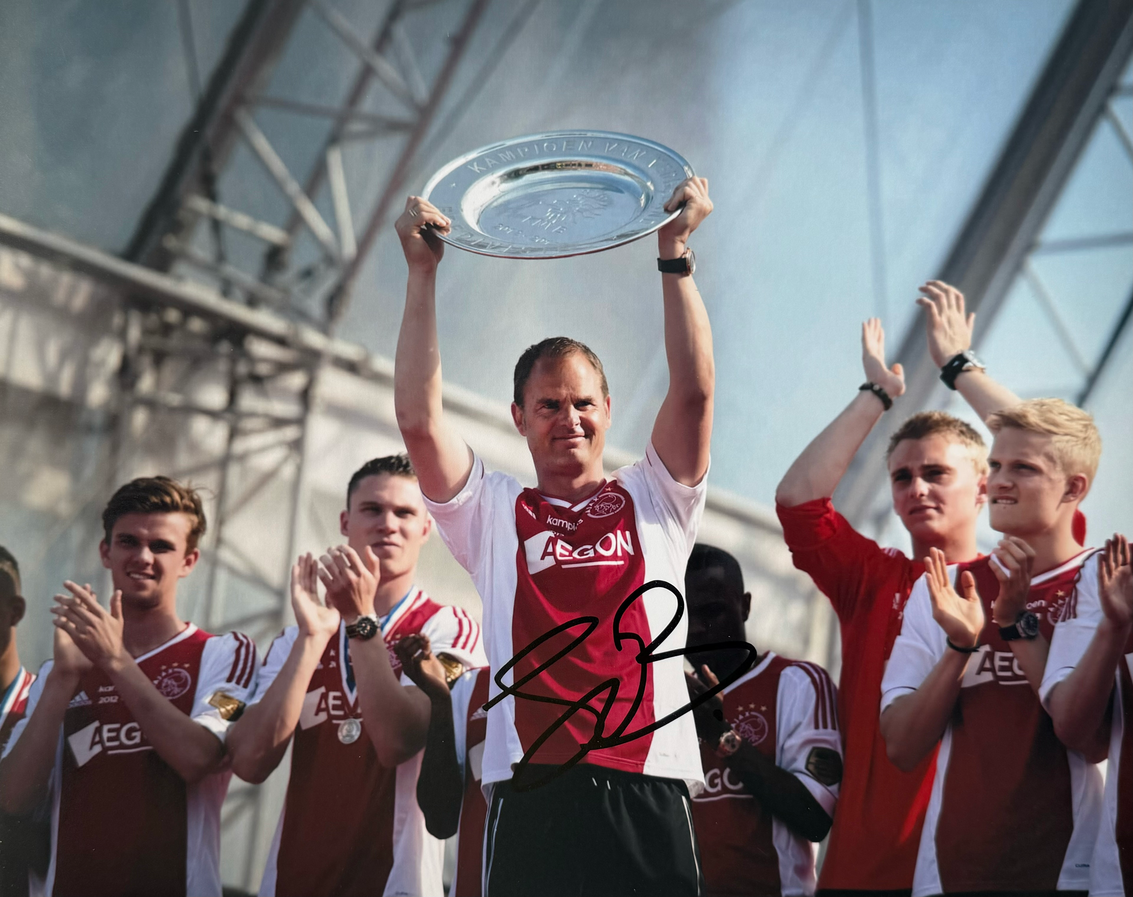 Frank de Boer Signed Ajax 10x8 Photo (3)