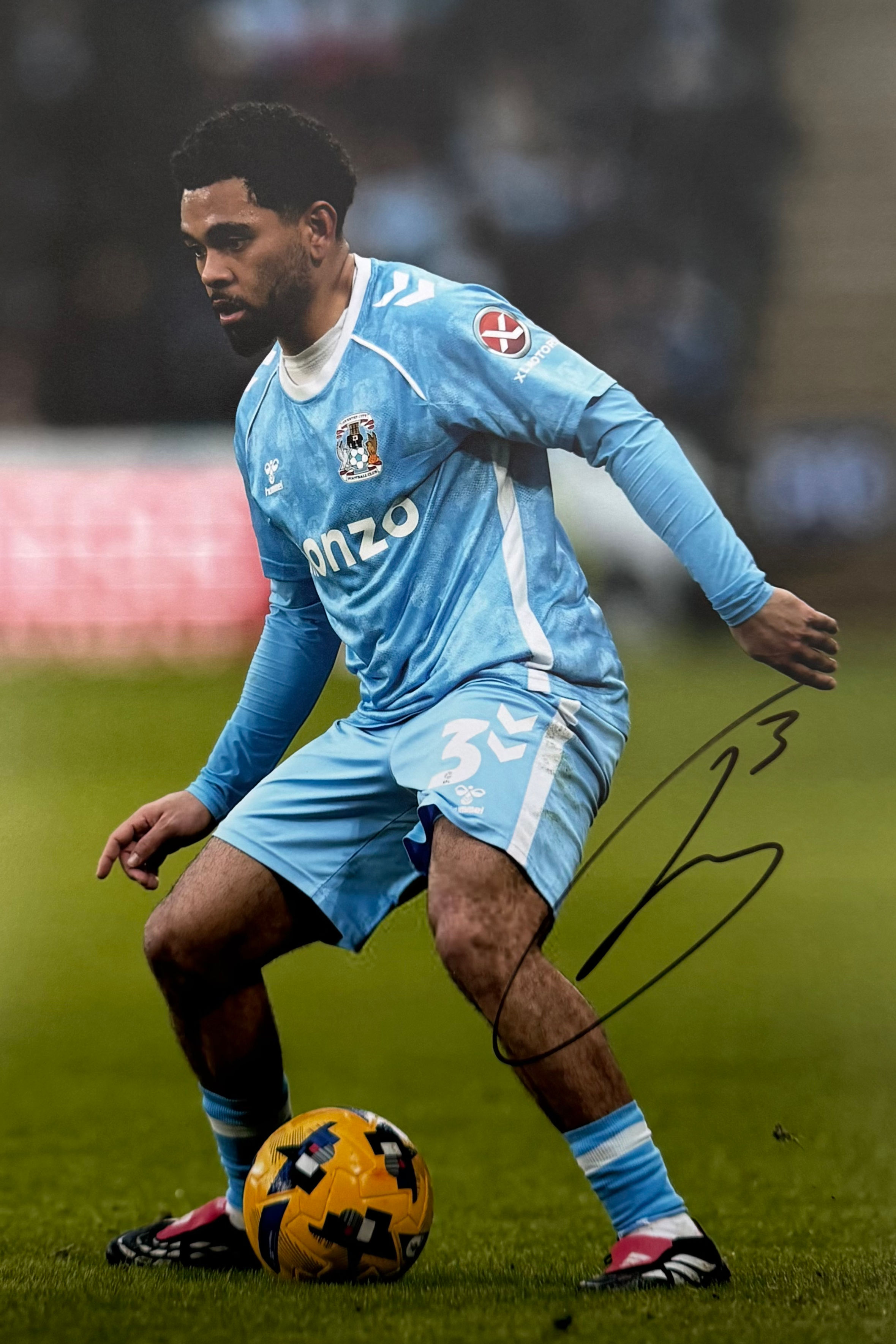 Jay Dasilva Signed Coventry City A4 Photo (2)