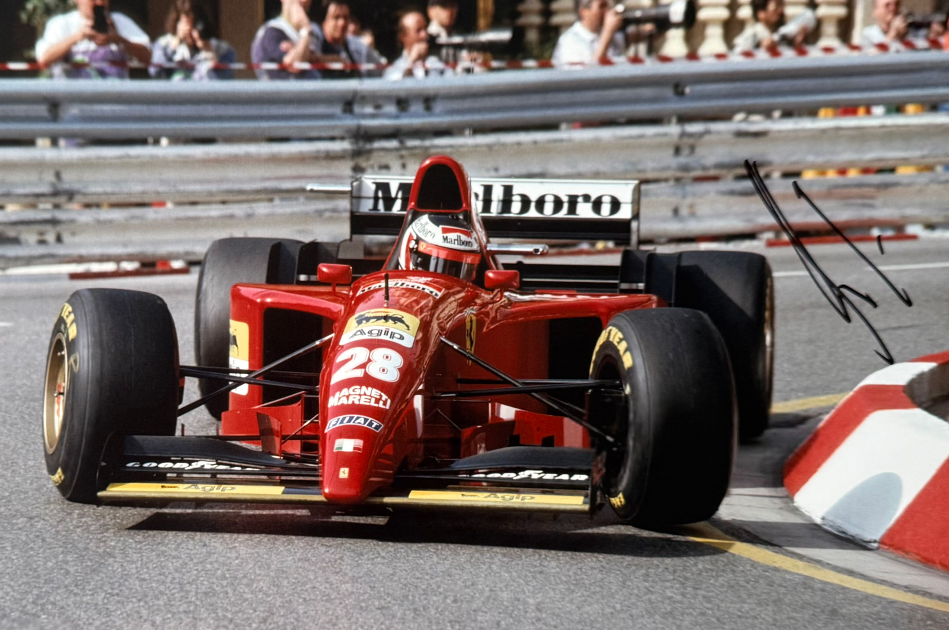 Gerhard Berger Signed Formula One A4 Photo (2)