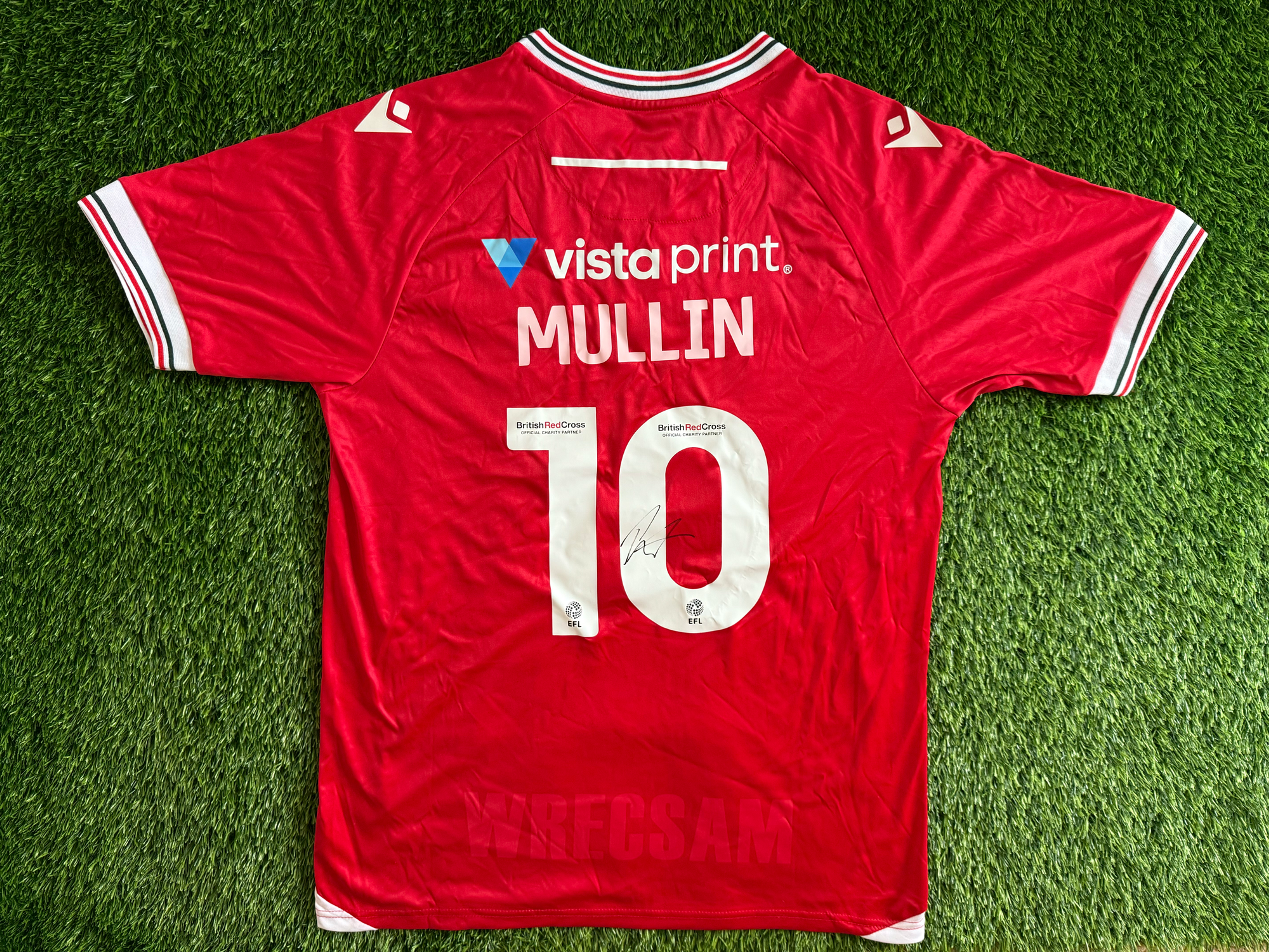 Paul Mullin Signed Wrexham A.F.C. 2023/2024 Shirt (3)