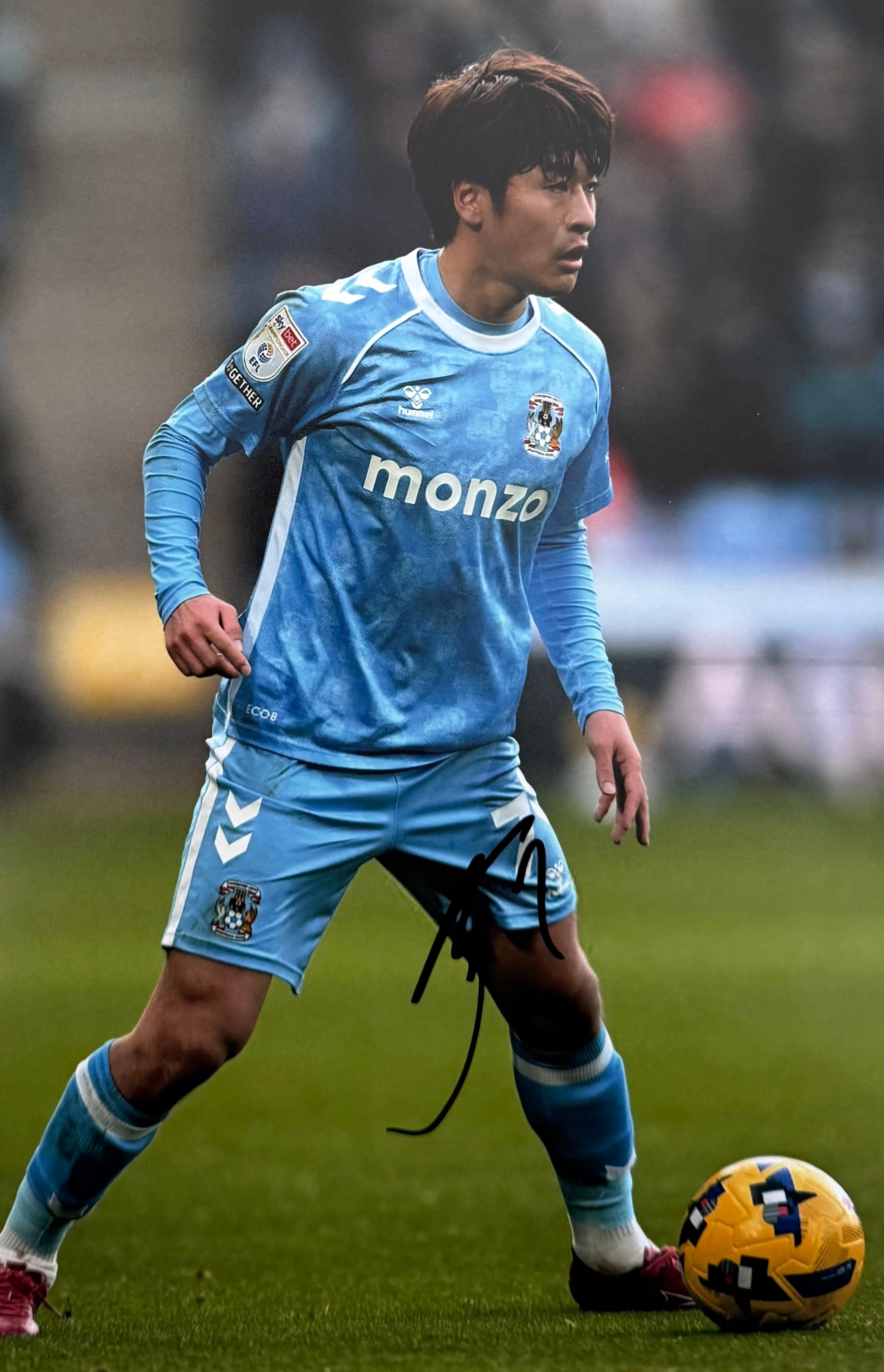 Tatsuhiro Sakamoto Signed Coventry City A4 Photo (2)