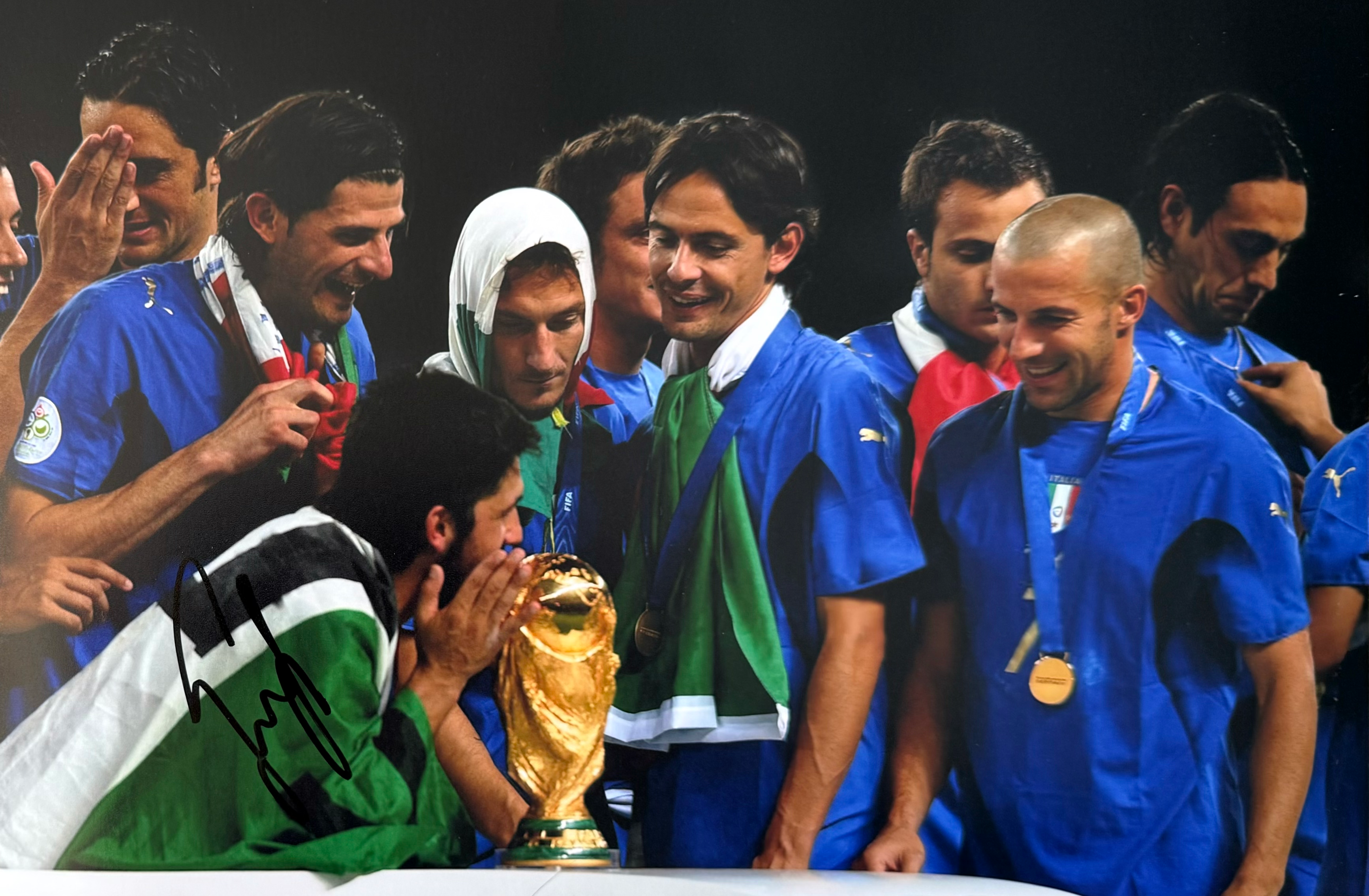 Gennaro Gattuso Signed Italy A4 Photo