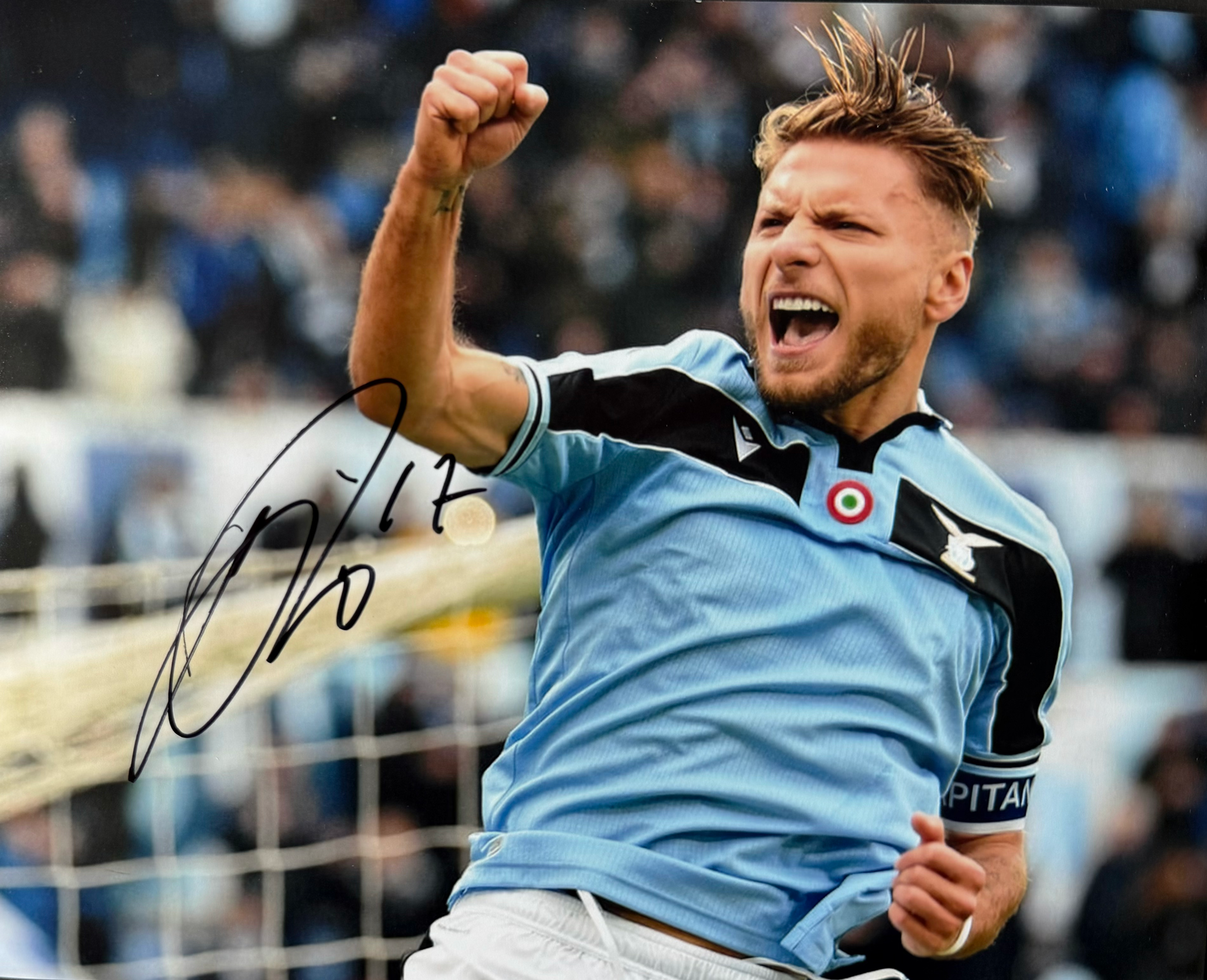 Ciro Immobile Signed Lazio 10x8 Photo 