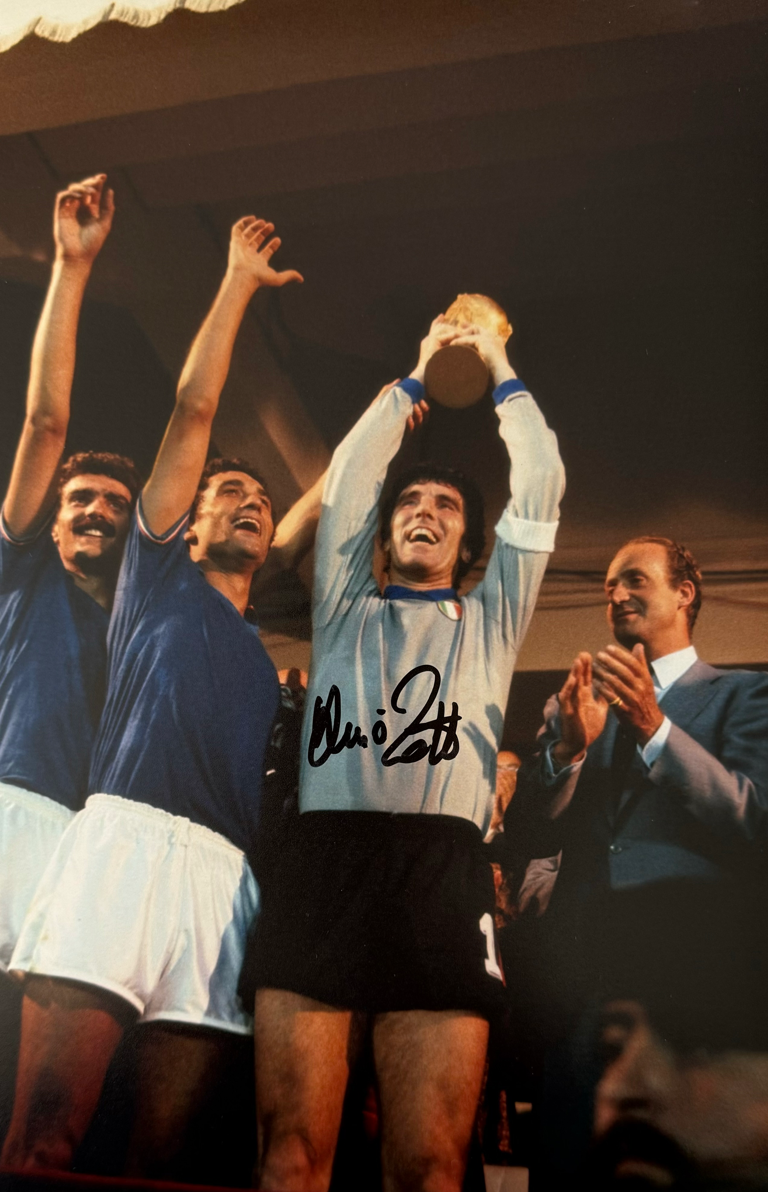 Dino Zoff Signed Italy A4 Photo (13)