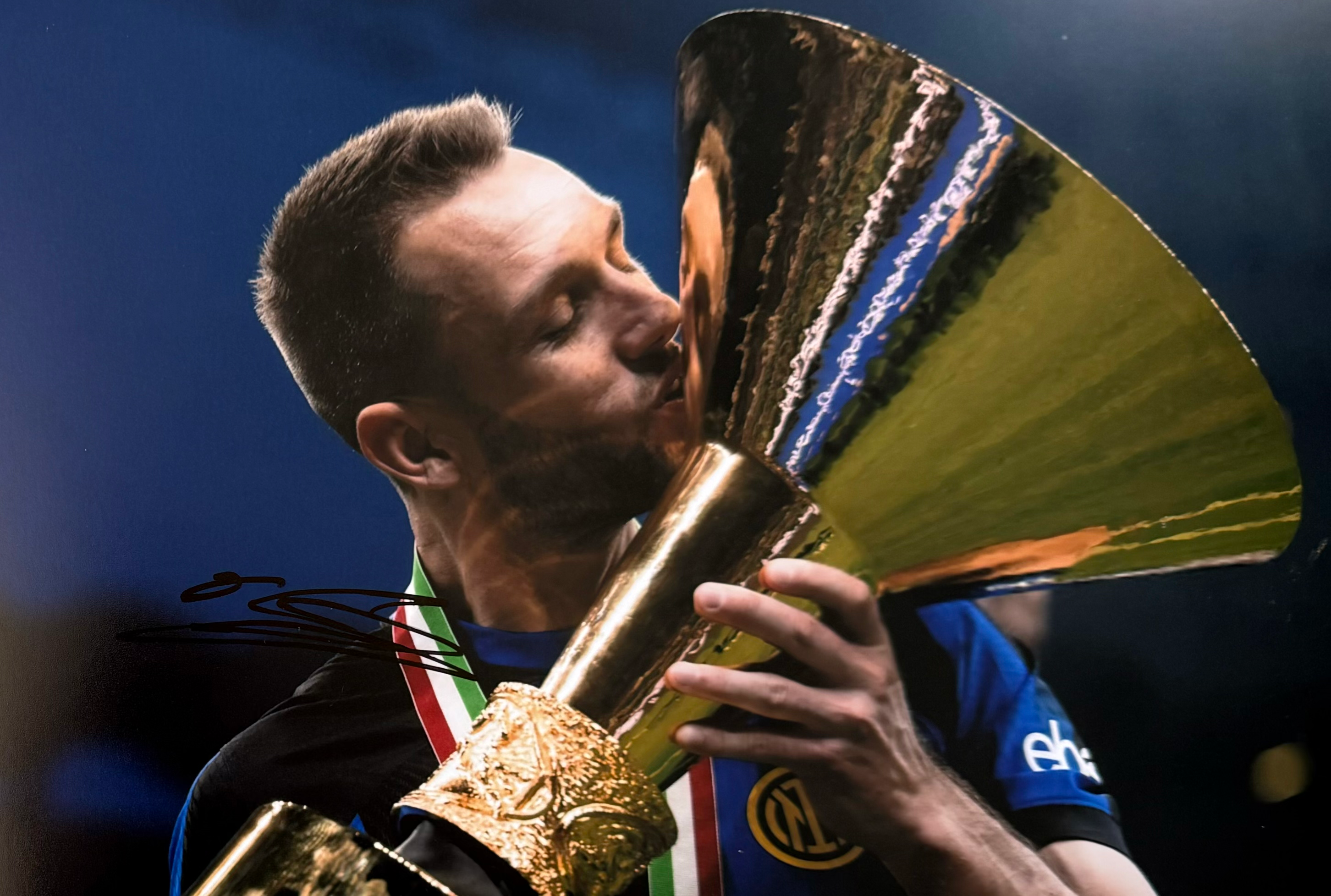 Stefan de Vrij Signed A4 Inter Milan Photo (14)