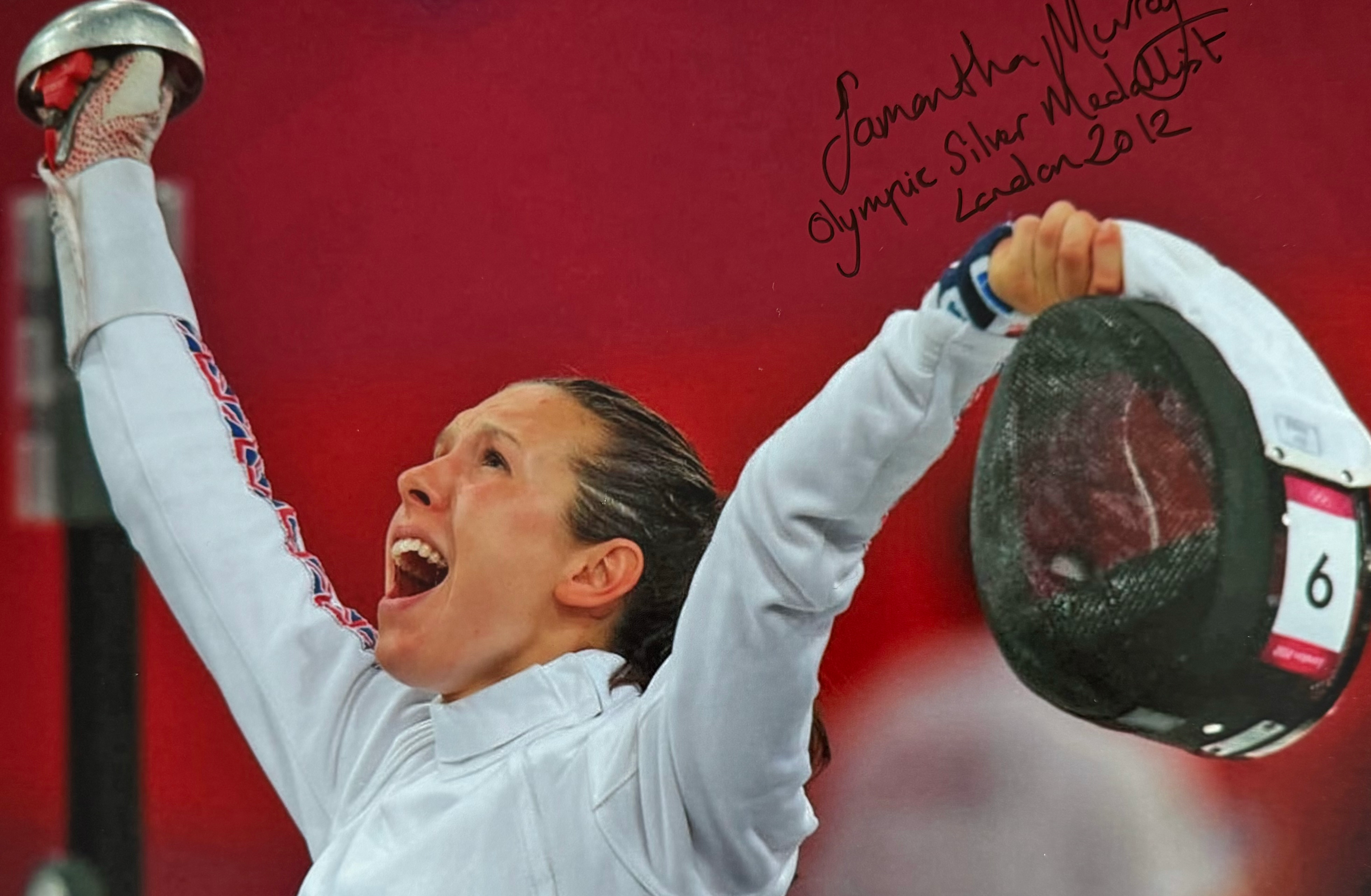 Samantha Murray Signed A4 Modern Pentathlete Photo (3)
