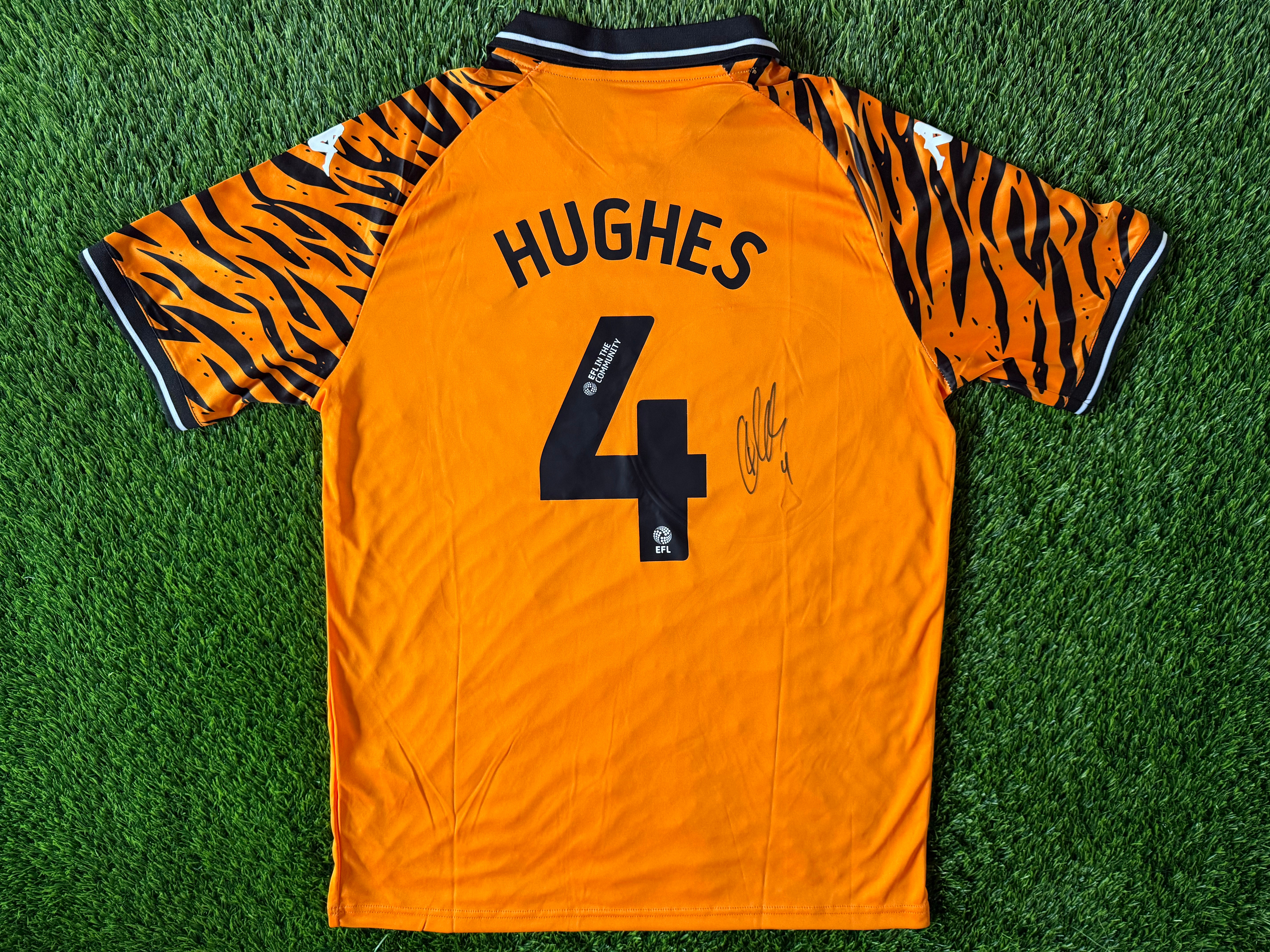 Charlie Hughes Signed Hull City 2025/2026 Shirt 