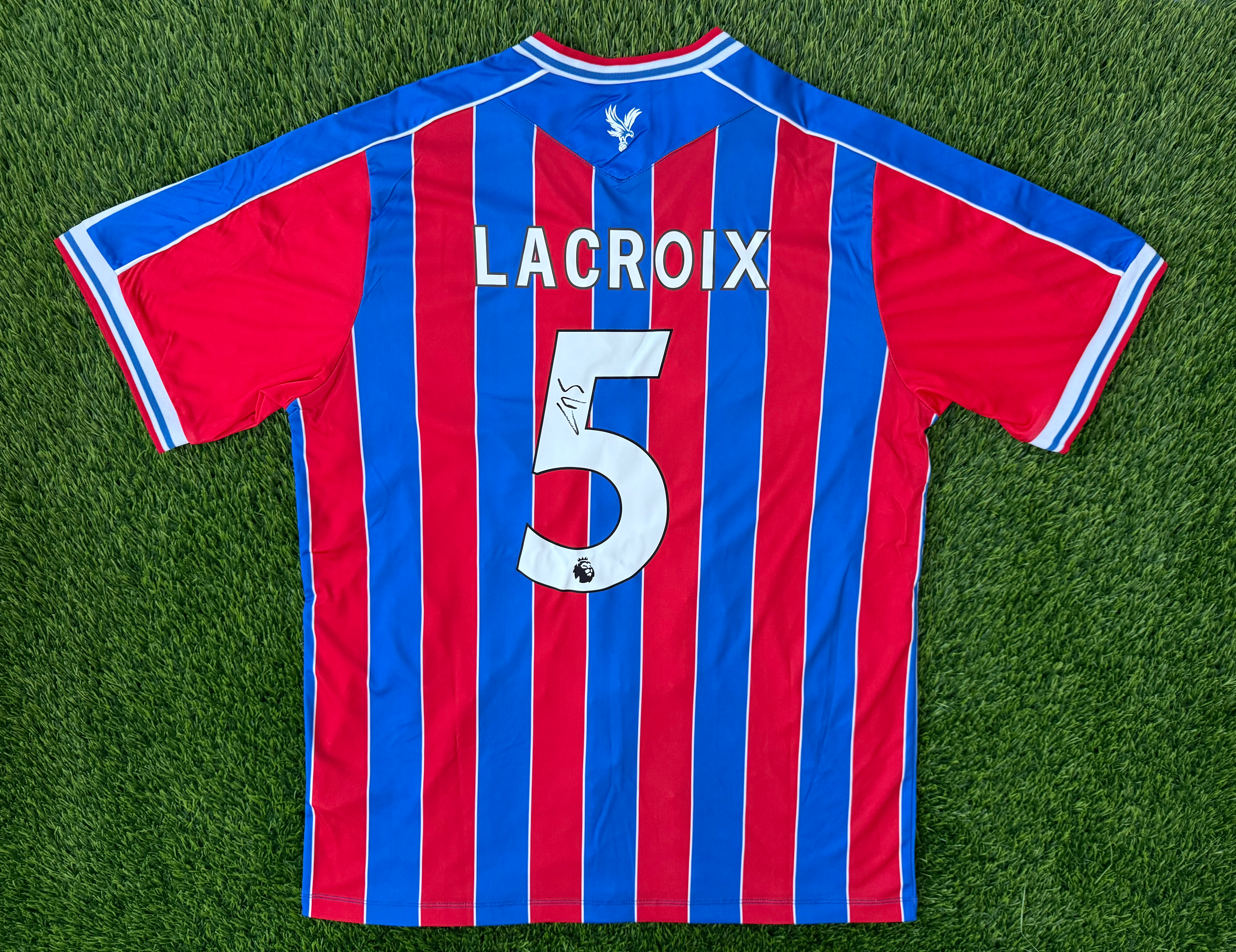 Maxence Lacroix Signed Crystal Palace 2025/2026 Shirt (2)