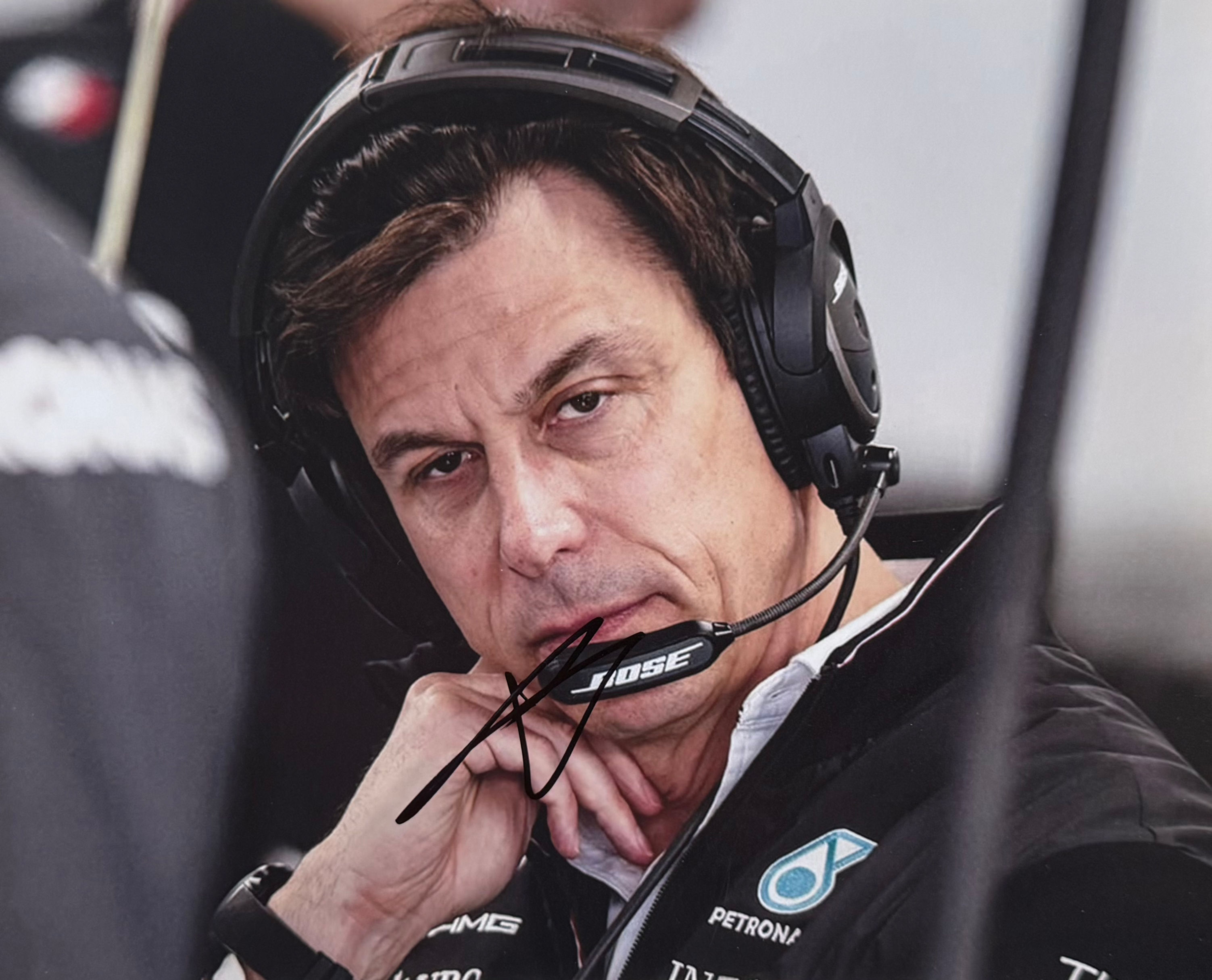 Toto Wolff Signed Mercedes-AMG Formula One 10x8 Photo