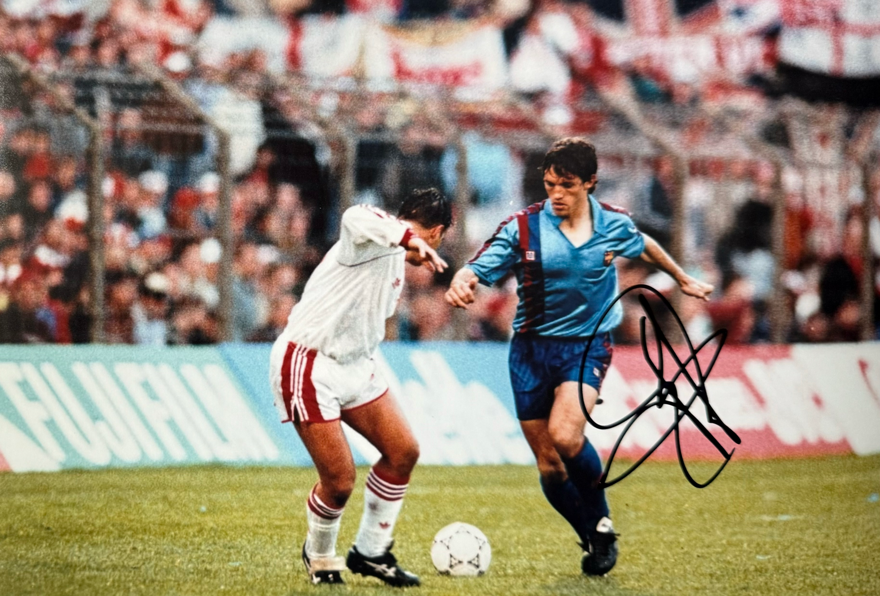 Andoni Goikoetxea Signed Barcelona A4 Photo (2)