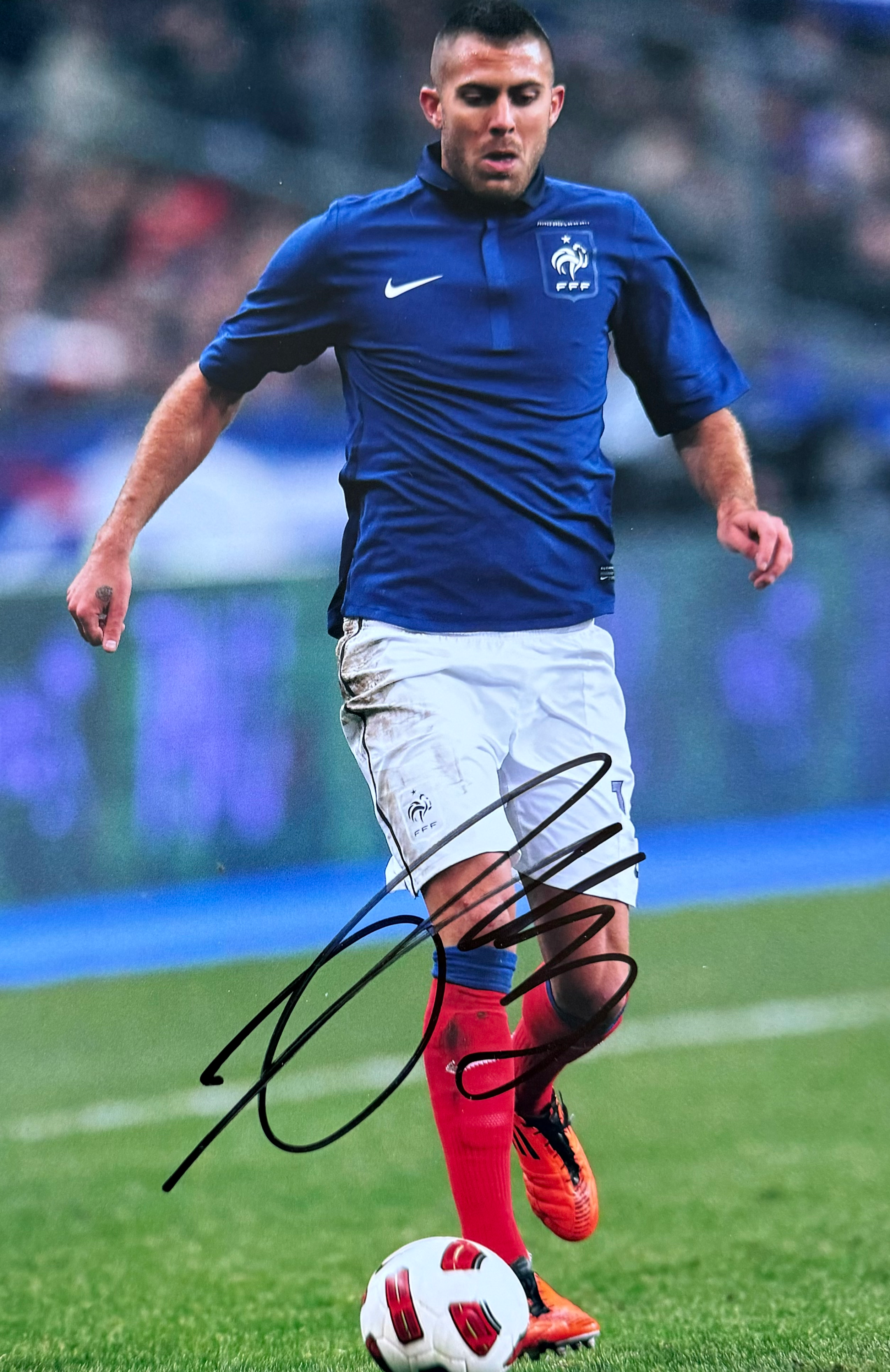 Jérémy Ménez Signed France A4 Photo