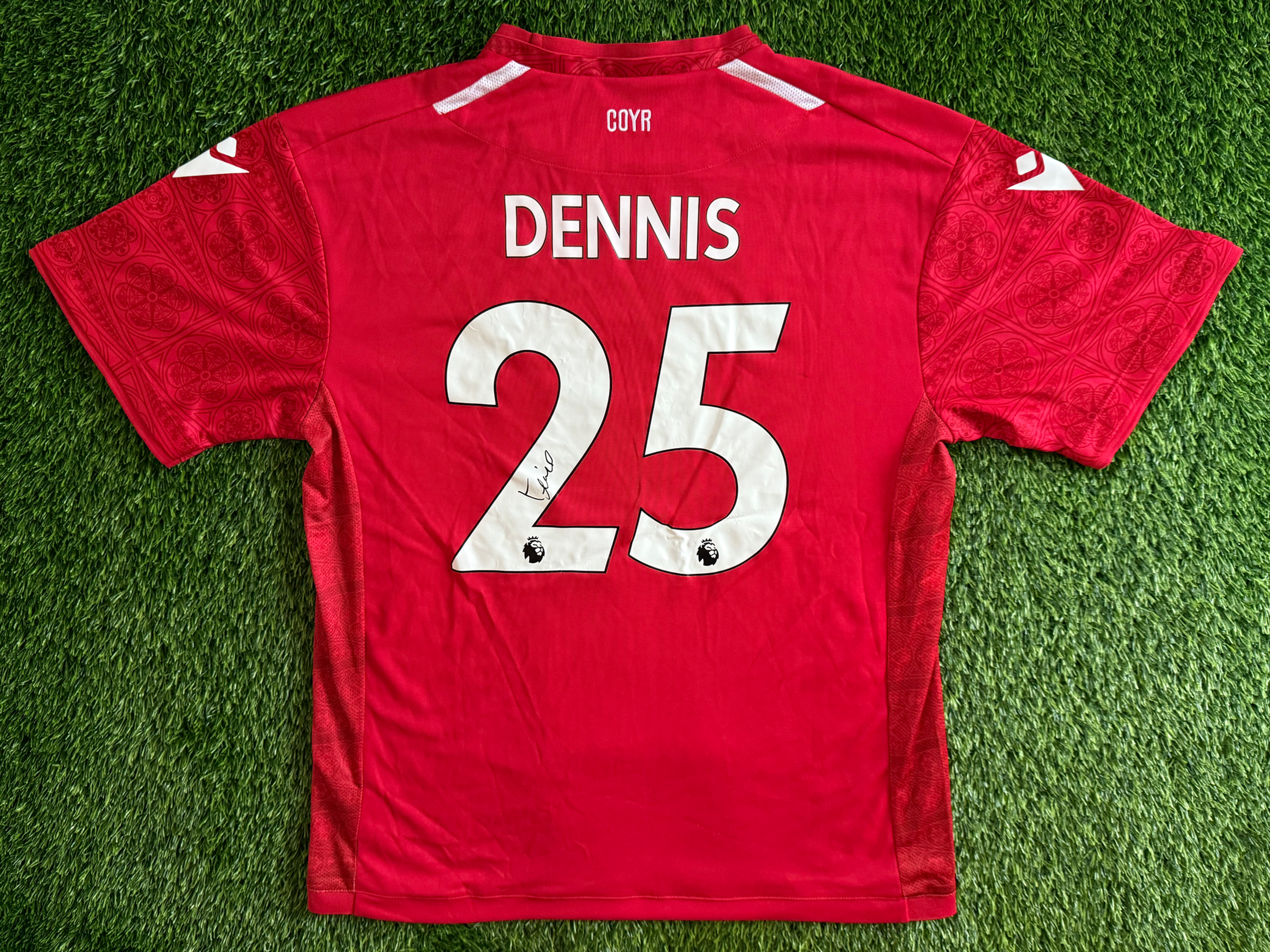 Emmanuel Dennis Signed Nottingham Forest 2022/23 Shirt (2)
