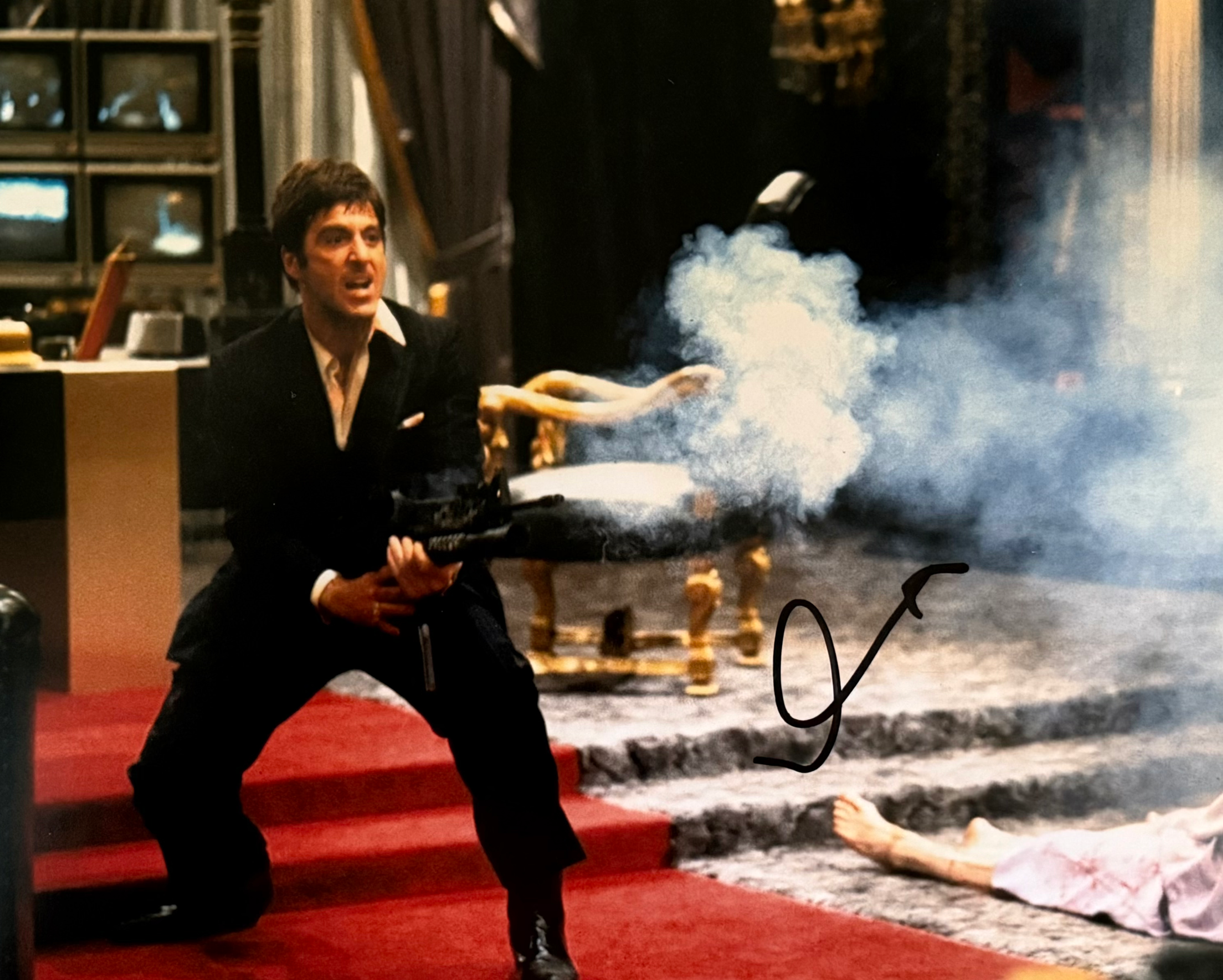Al Pacino Signed Scarface 10x8 Photo