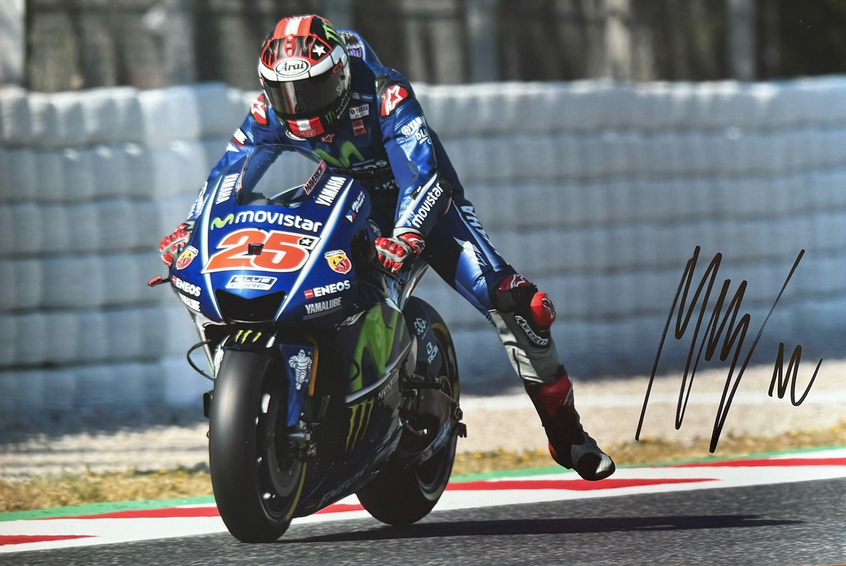 Maverick Viñales Signed A4 MotoGP Photo (17)