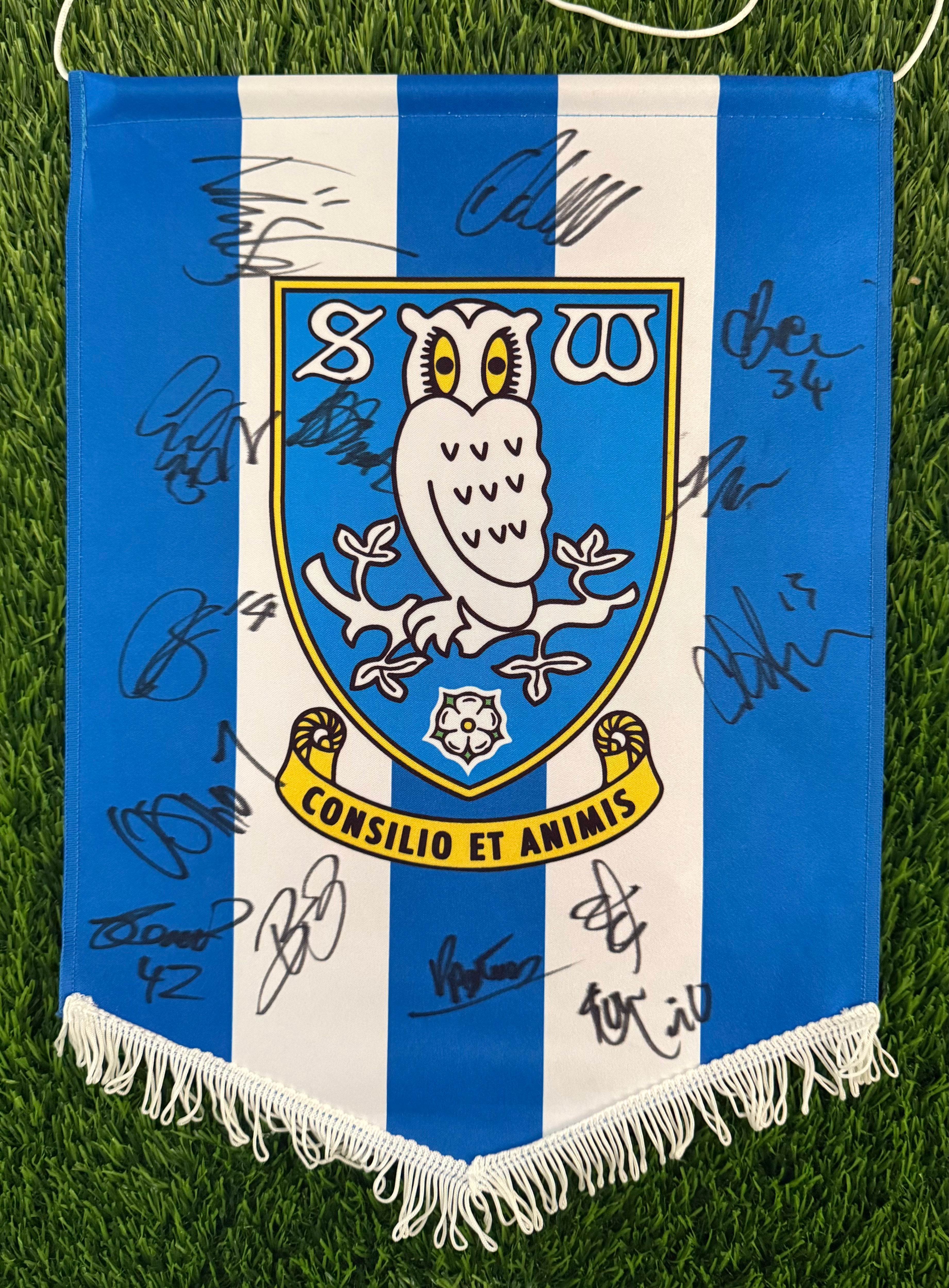 Sheffield Wednesday Signed Pennant By 2022/2023 Squad