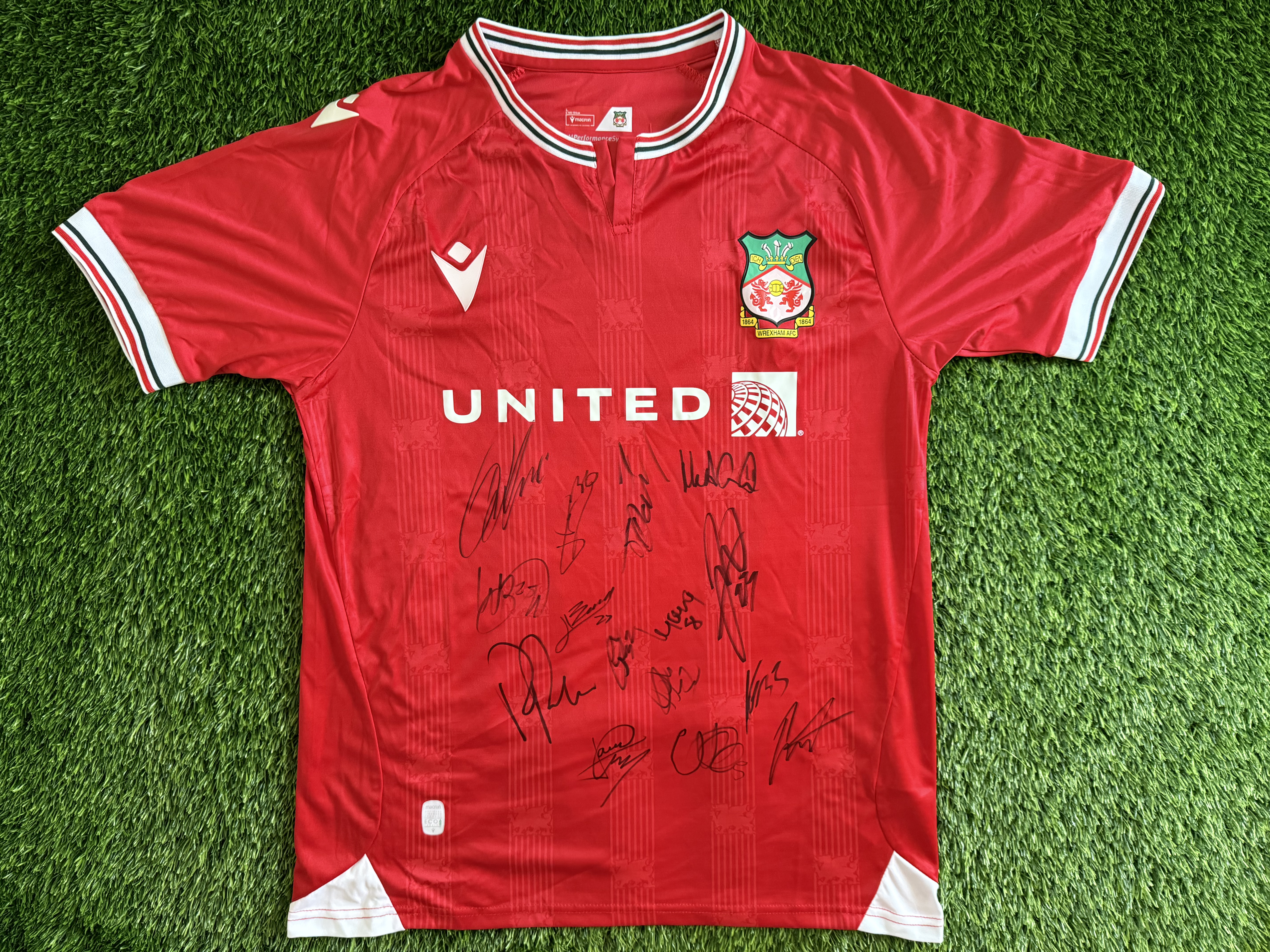 Wrexham A.F.C. Signed 2023/2024 Shirt (3)