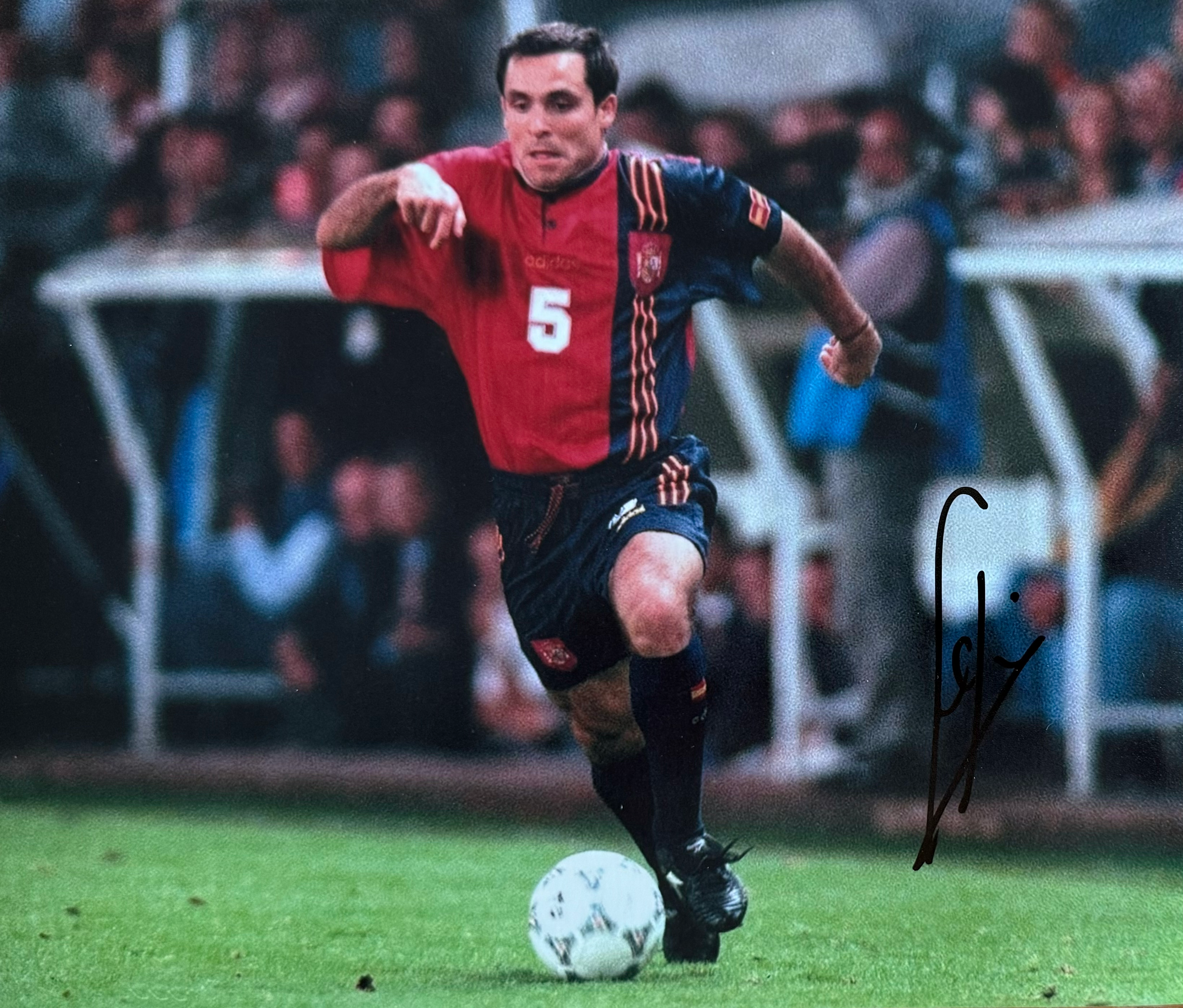 Sergi Barjuán Signed 10x8 Spain Photo