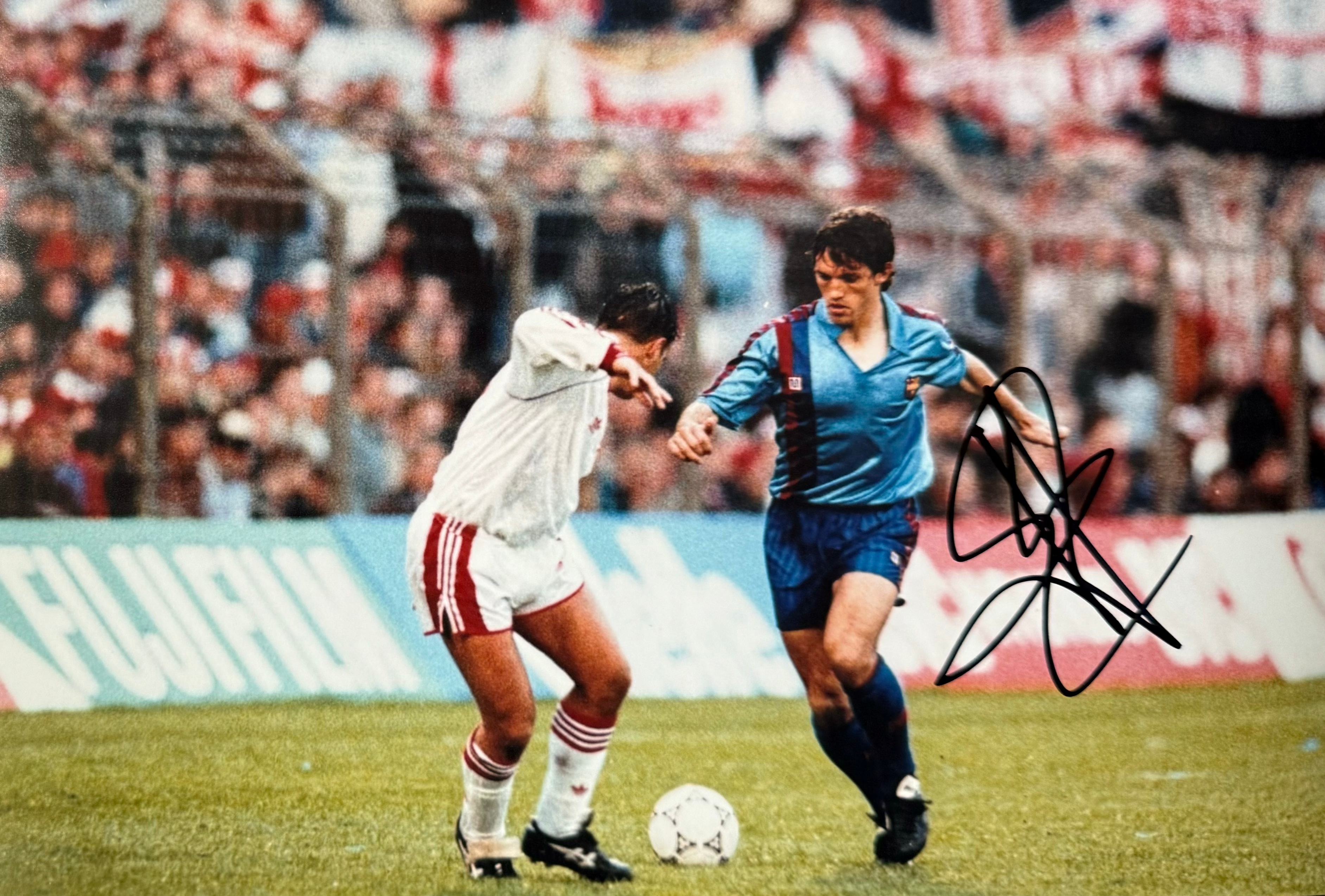 Andoni Goikoetxea Signed Barcelona A4 Photo (3)