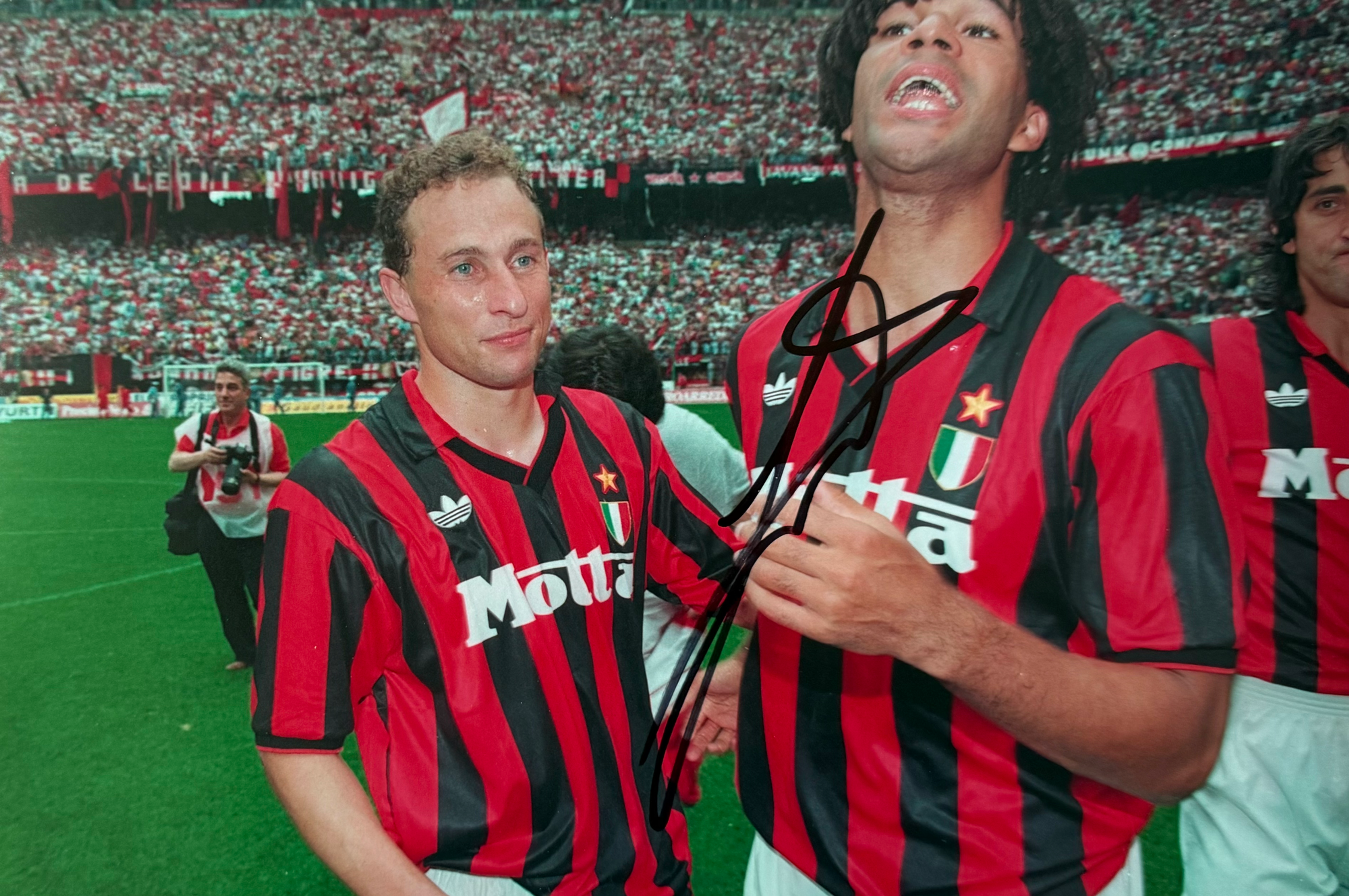 Ruud Gullit Signed AC Milan A4 Photo (2)