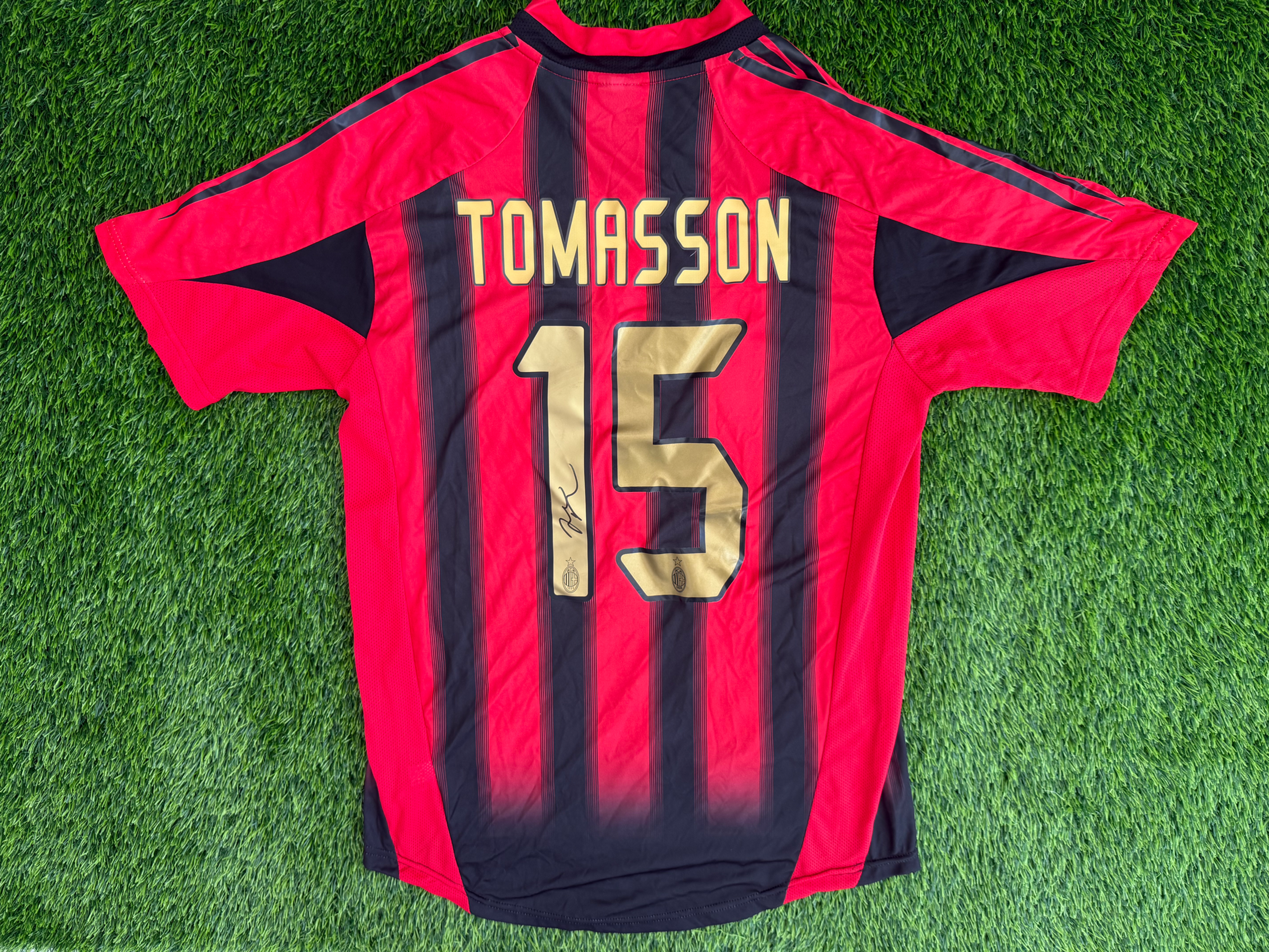 Jon Dahl Tomasson Signed AC Milan 2004/2005 Shirt (2)