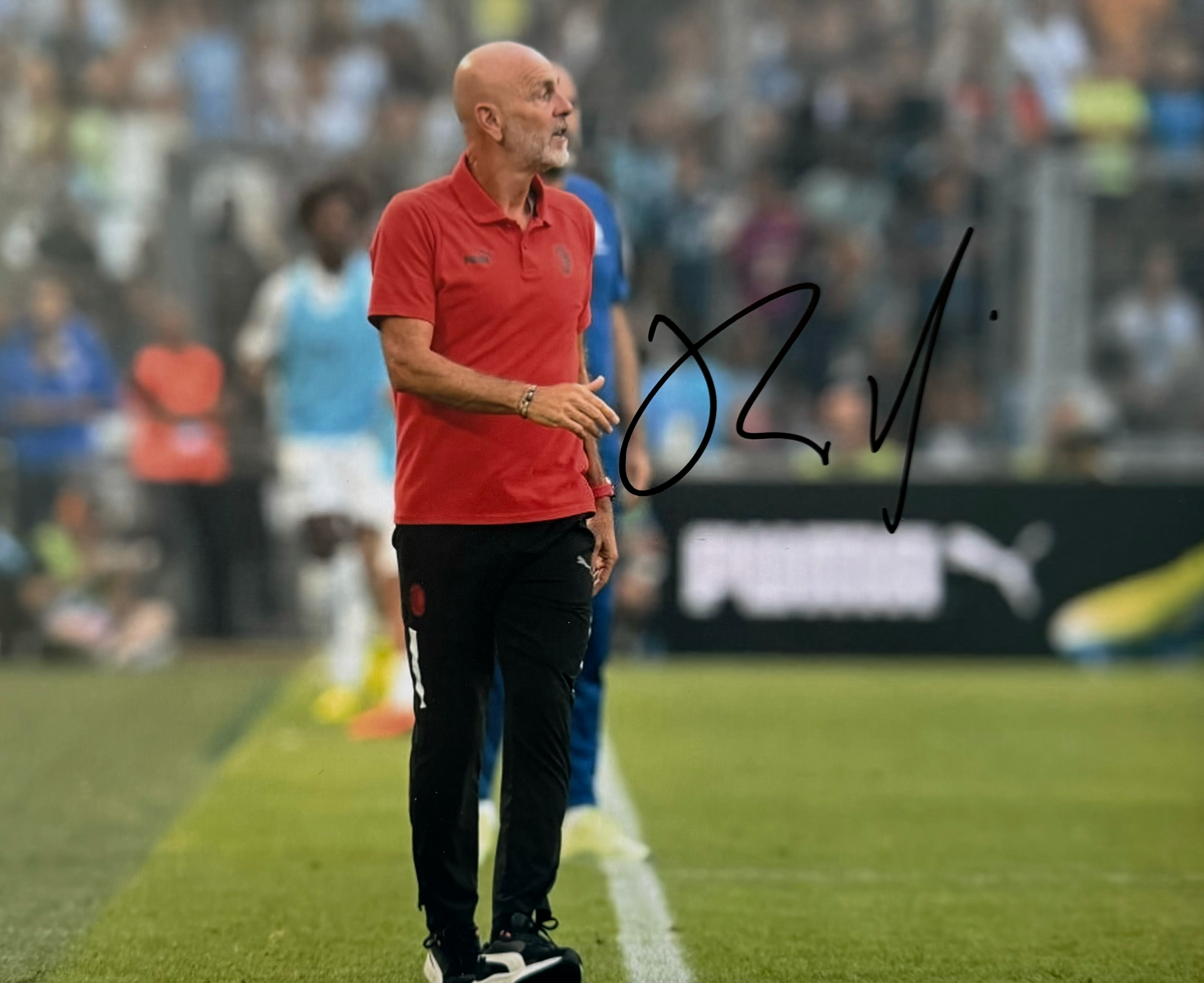 Stefano Pioli Signed AC Milan 10x8 Photo (2)