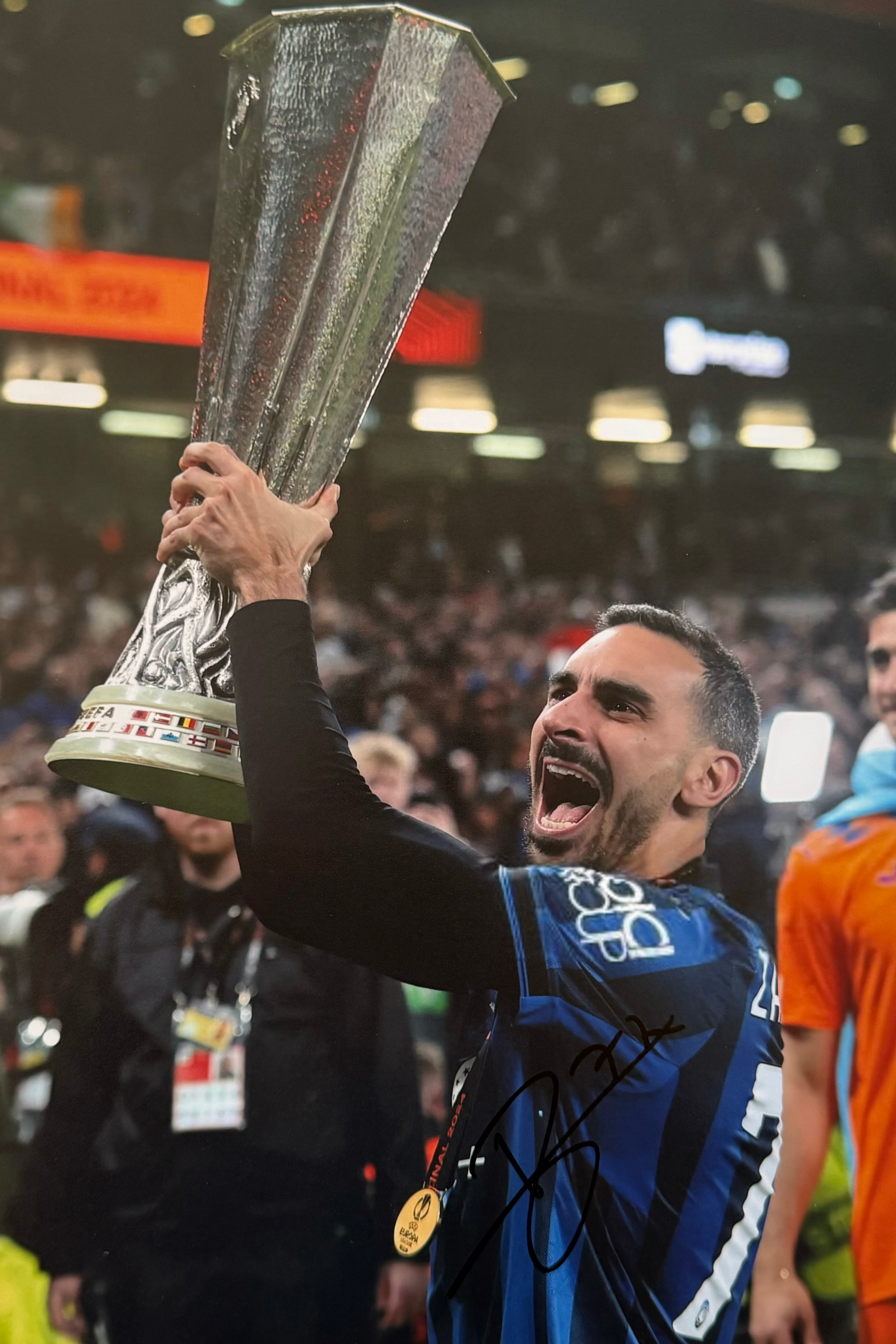 Davide Zappacosta Signed Atalanta BC A4 Photo