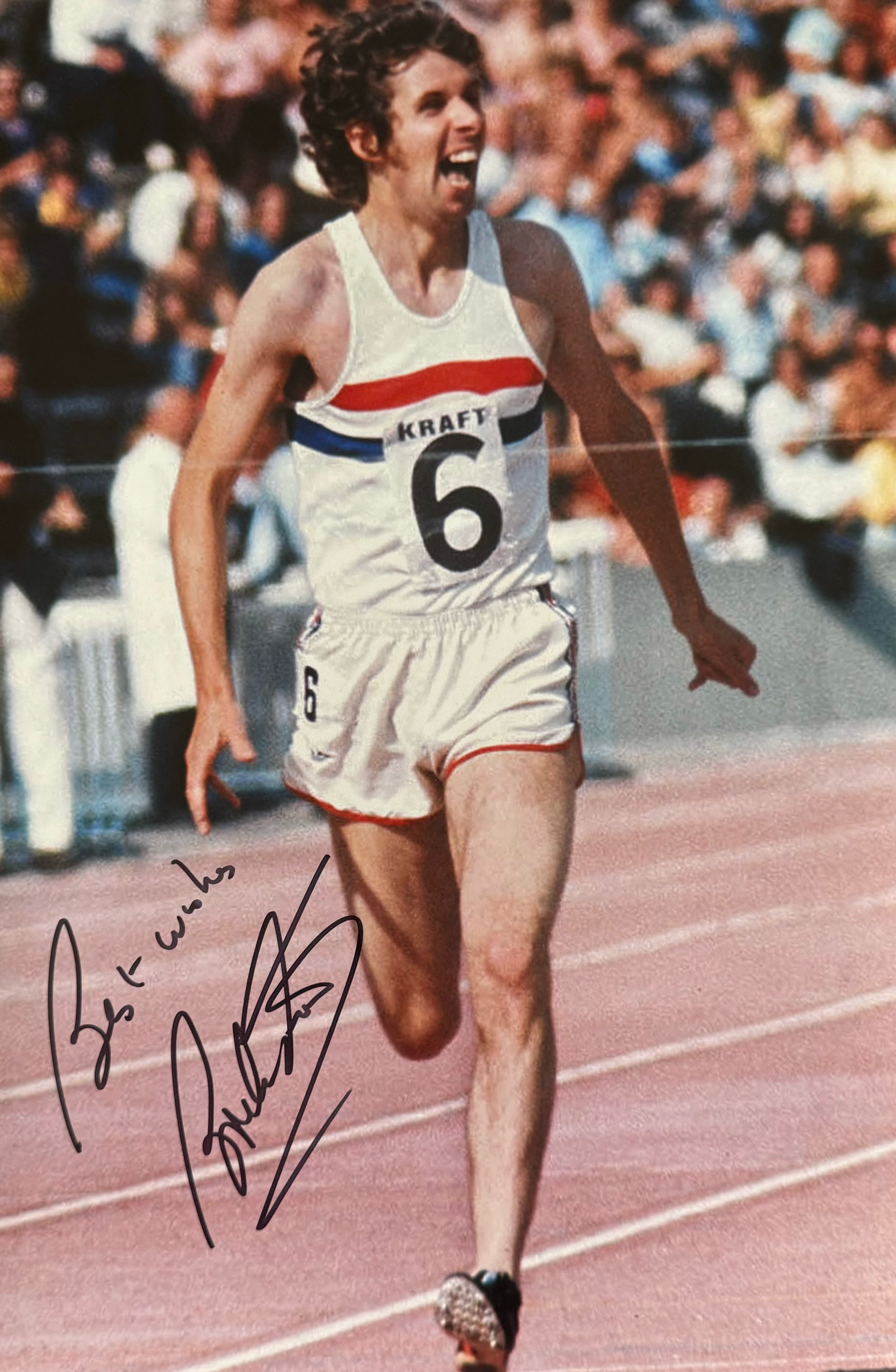 Brendan Foster Signed A4 Photo (3)