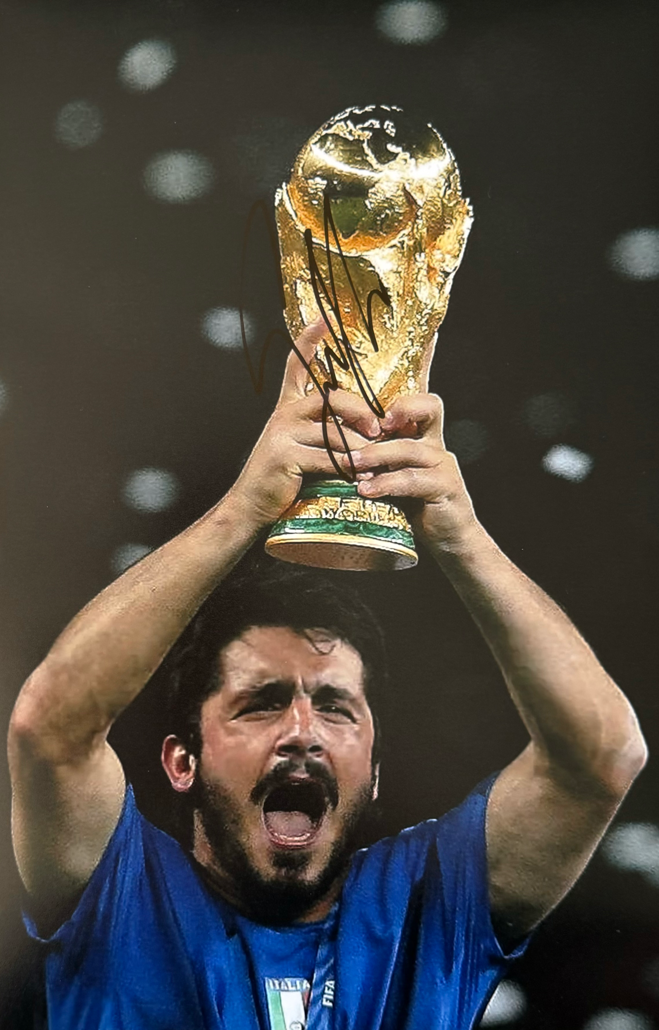 Gennaro Gattuso Signed Italy A4 Photo (2)