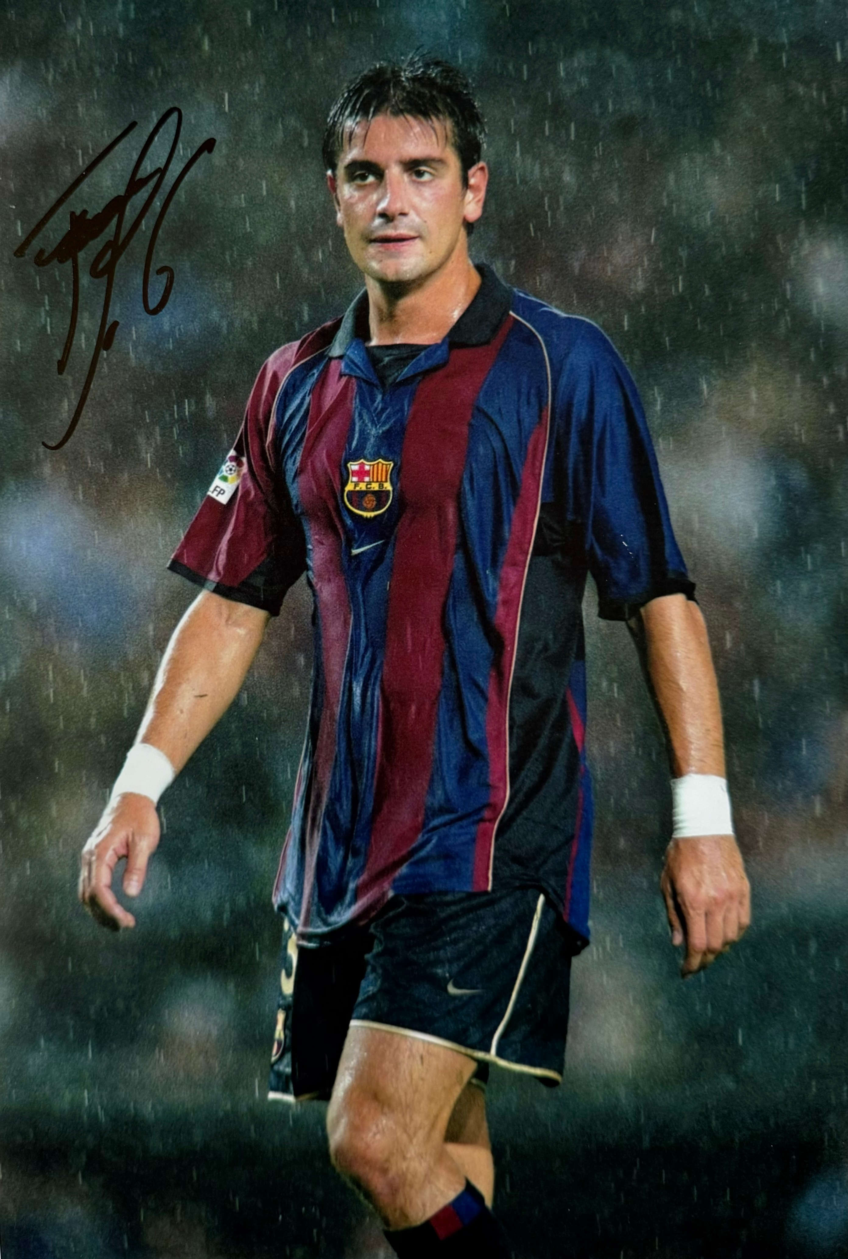 Francesco Coco Signed Barcelona A4 Photo