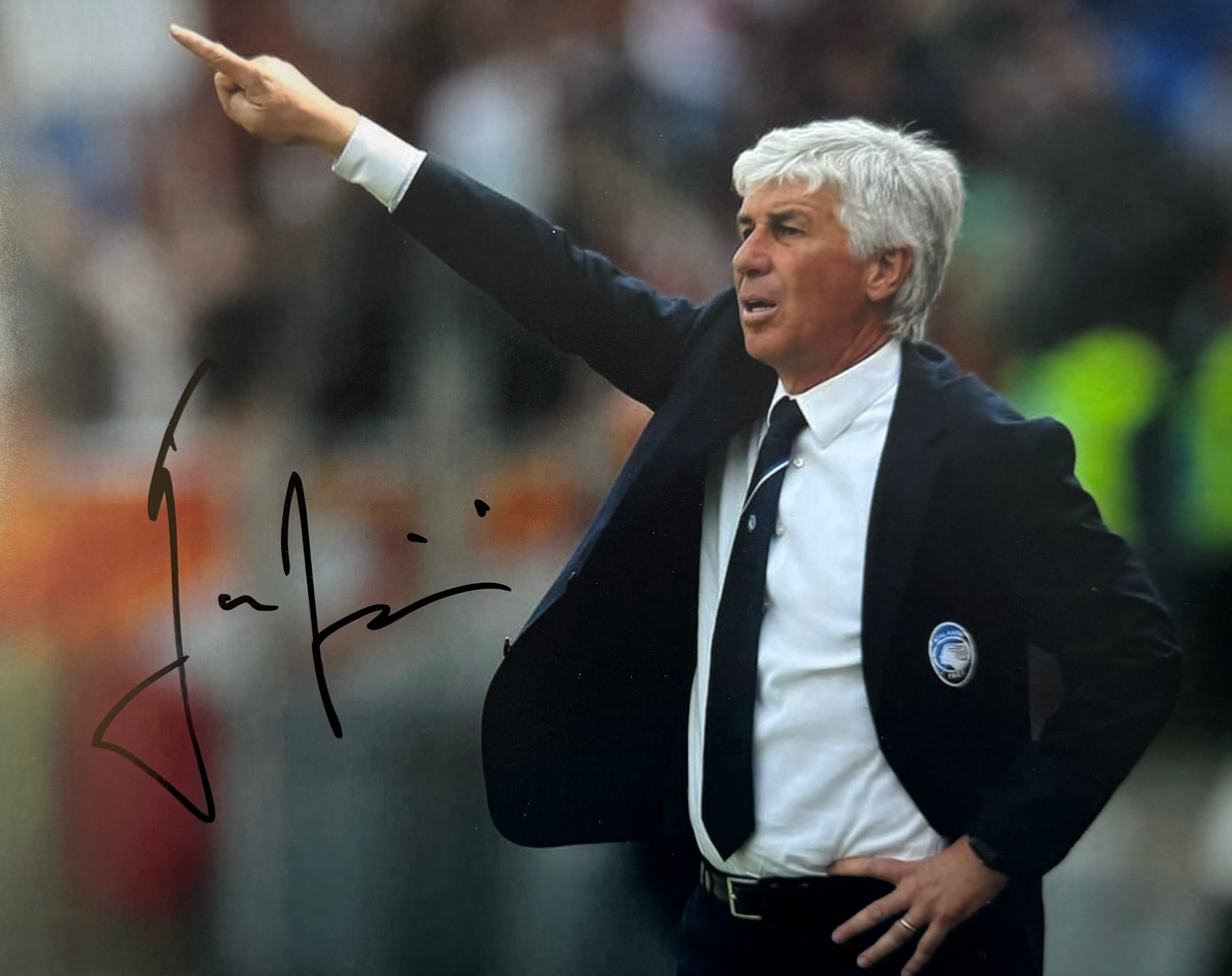 Gian Piero Gasperini Signed Atalanta BC 10x8 Photo (7)