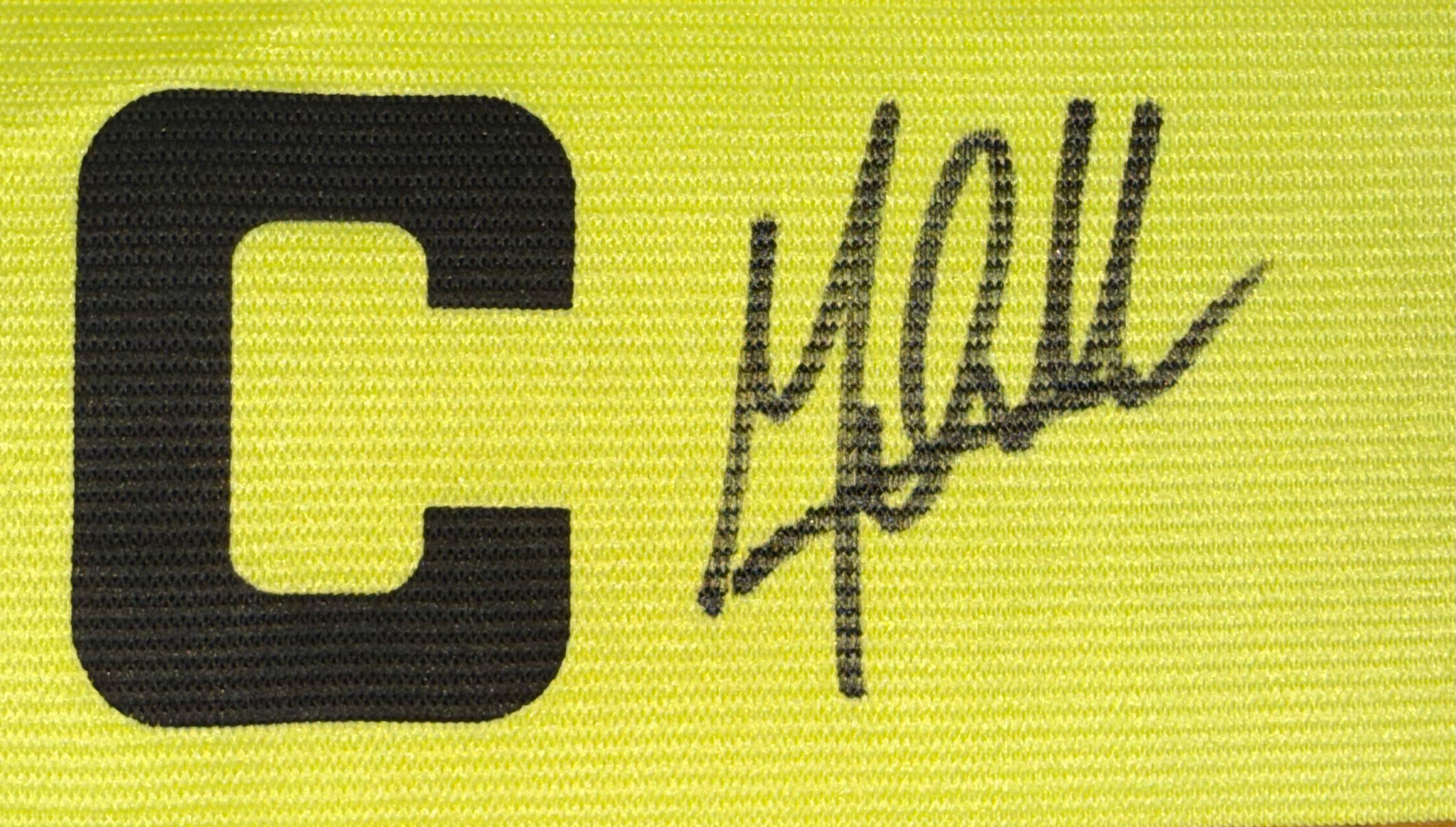 Massimo Oddo Signed Captain Armband 