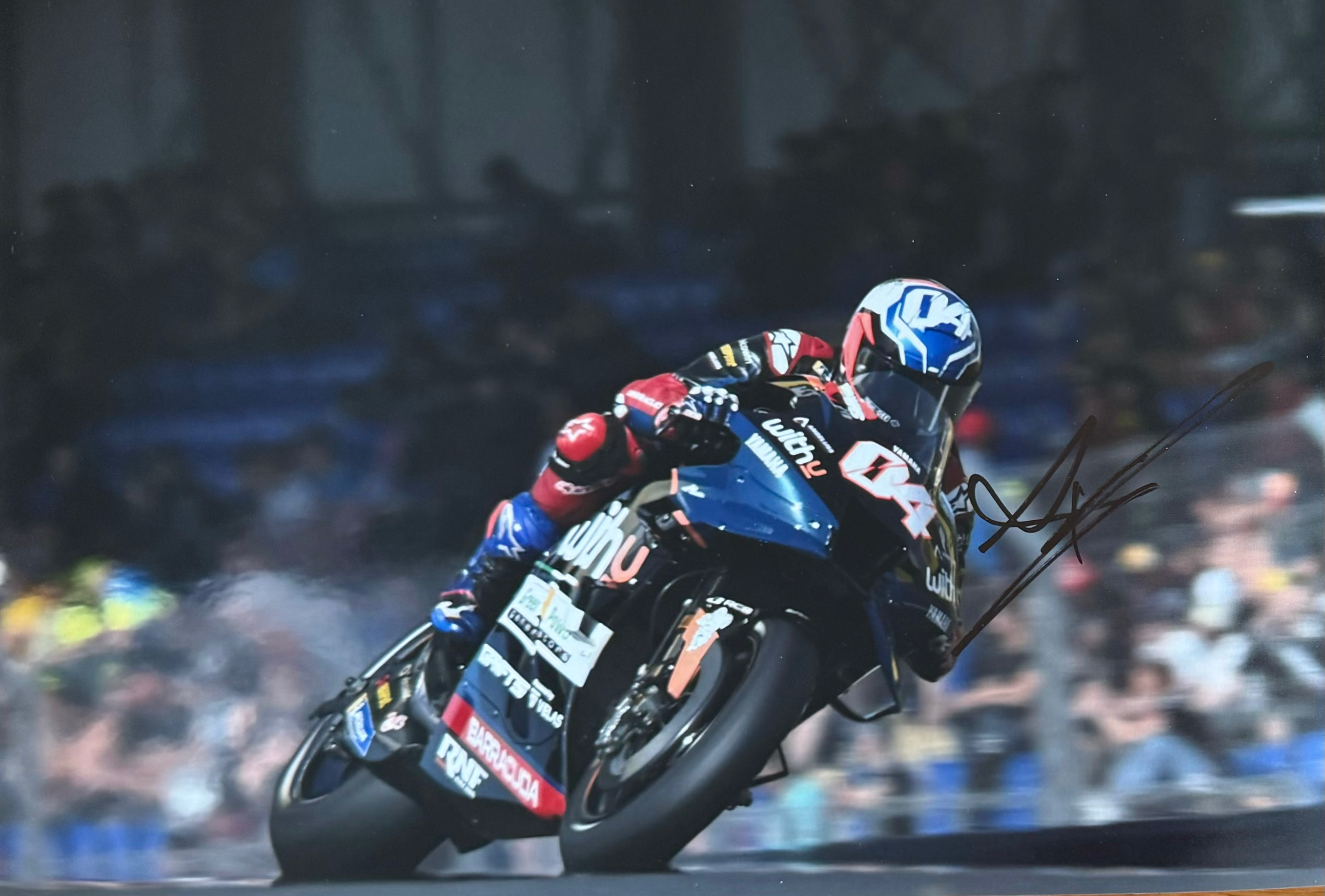 Andrea Dovizioso Signed A4 MotoGP Photo (5)