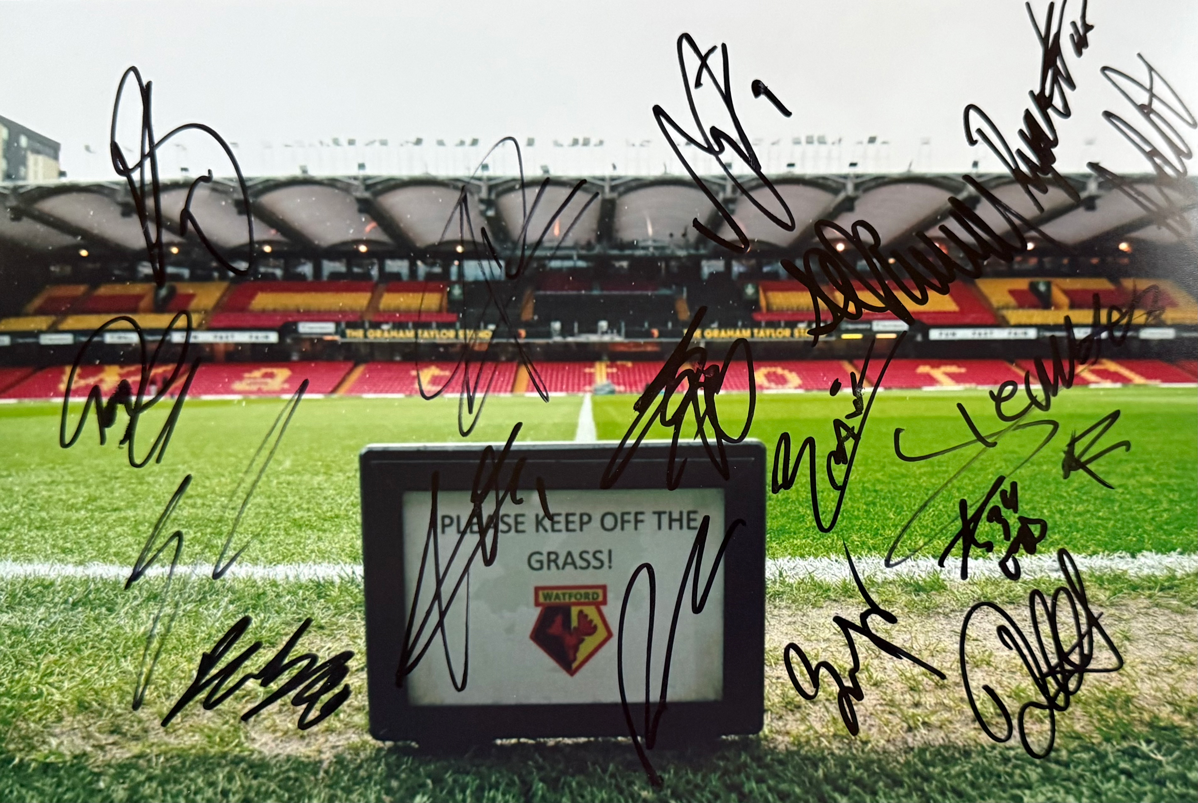 Watford Signed A4 Photo By 2023/2024 Squad (4)