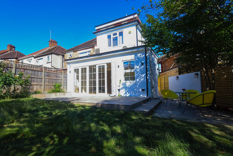 Front of 11 Fenwood Crescent after a whole-house renovation by Mayfair Interiors.