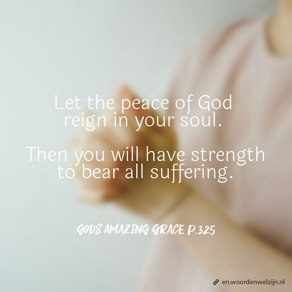 Quote Peace and strength, prayer request, joint thanksgiving