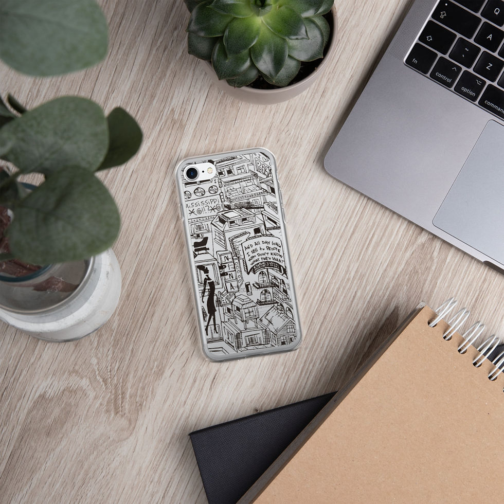 Miniatura: Because of Nina - iPhone Case