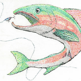 Ink painting on shikishi board by Kotaro Yamada — Art San Gallery, Japan