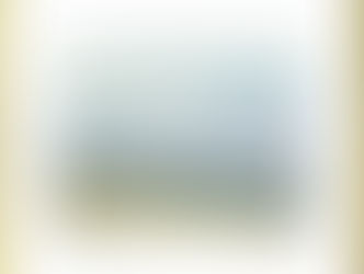 Oil pastel landscape of Lake Geneva from Morges by Clotilde Aksin-Frappier on Japanese shikishi art board