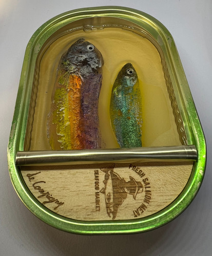 Ortaire de Coupigny | Golden Drift (Sardine Tin Art)