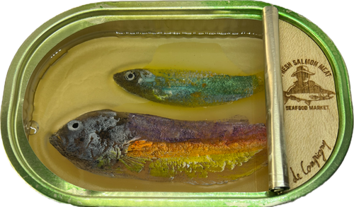 Ortaire de Coupigny | Golden Drift (Sardine Tin Art)