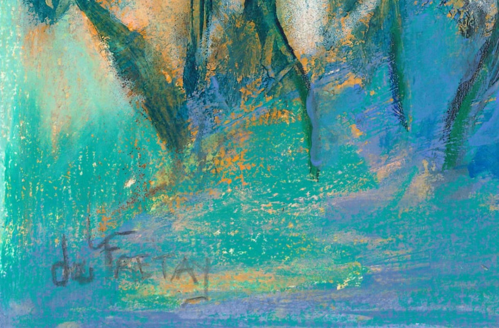 Thumbnail: "Crossed by the Meanders" by Christian Halna du Fretay, artist signature