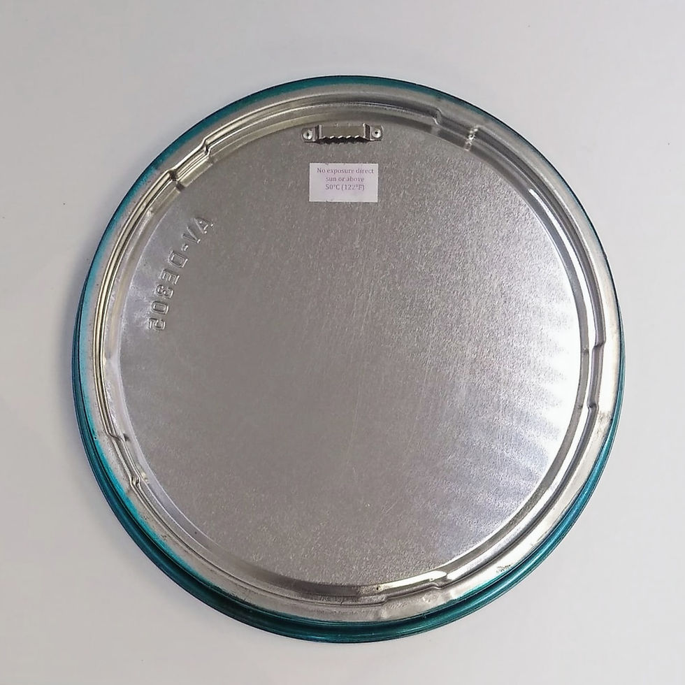 Thumbnail: Back of the handmade aluminium can.